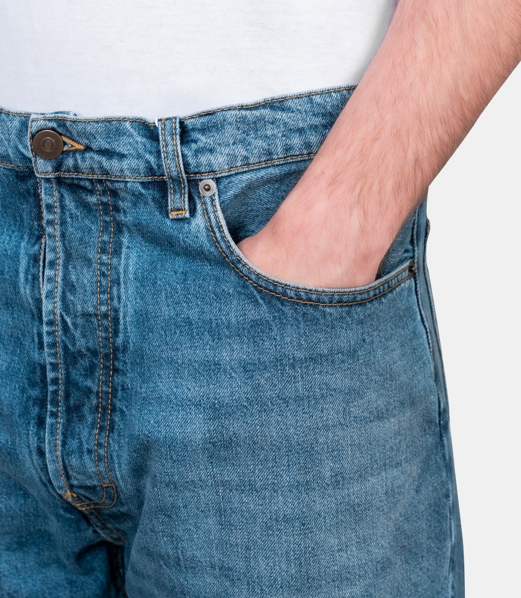 Jean droit à empiècements - S67LA0047-M30066-961-32 - Maison margiela