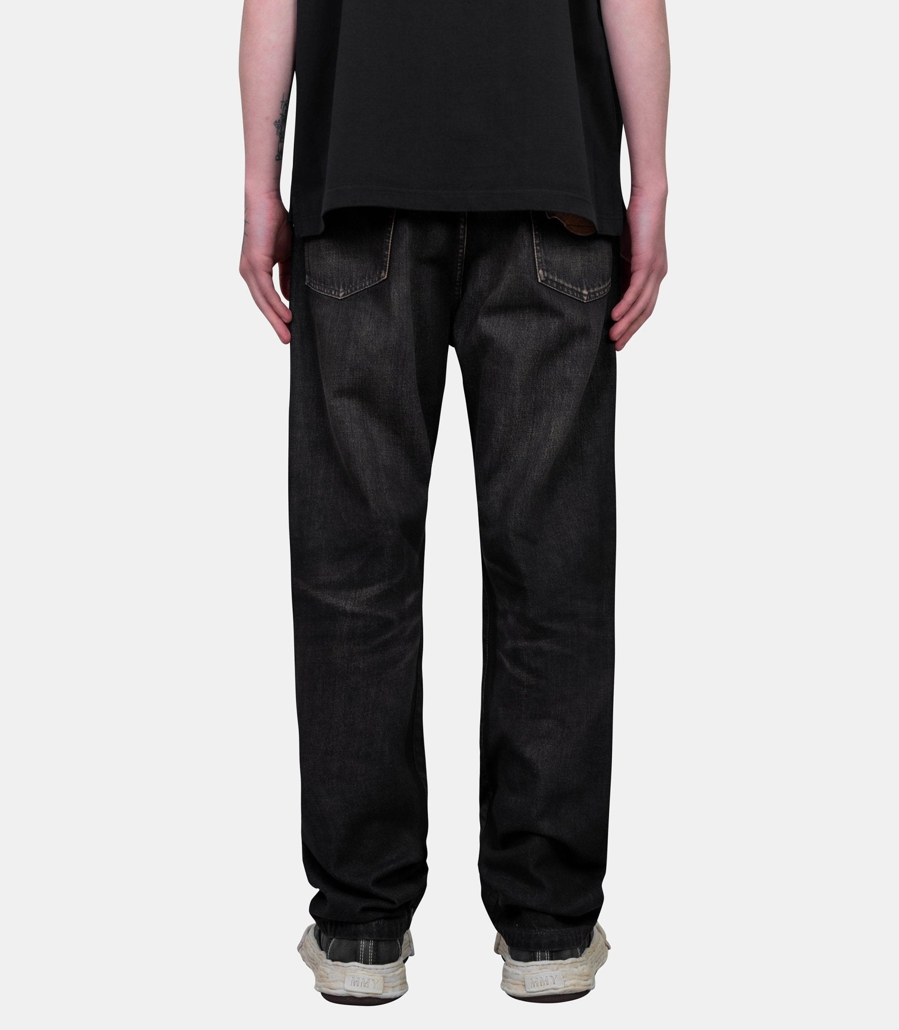 Jean enduit - J15PT127-BLACK-44 - Mihara yasuhiro