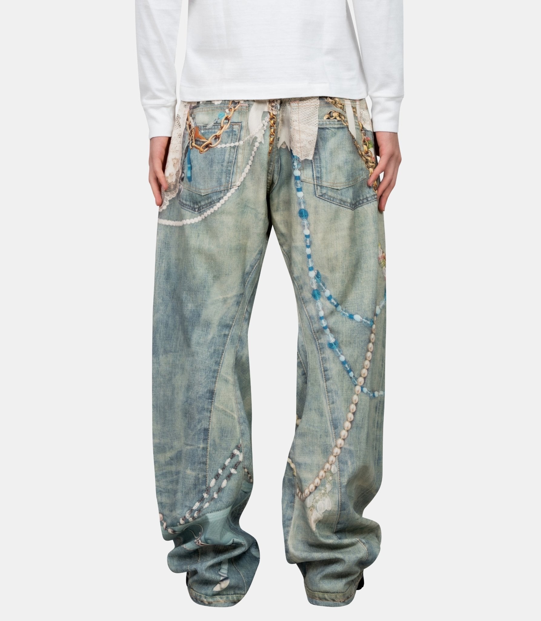 Jean imprimé digital - BK0702-AET-46 - Acne studios