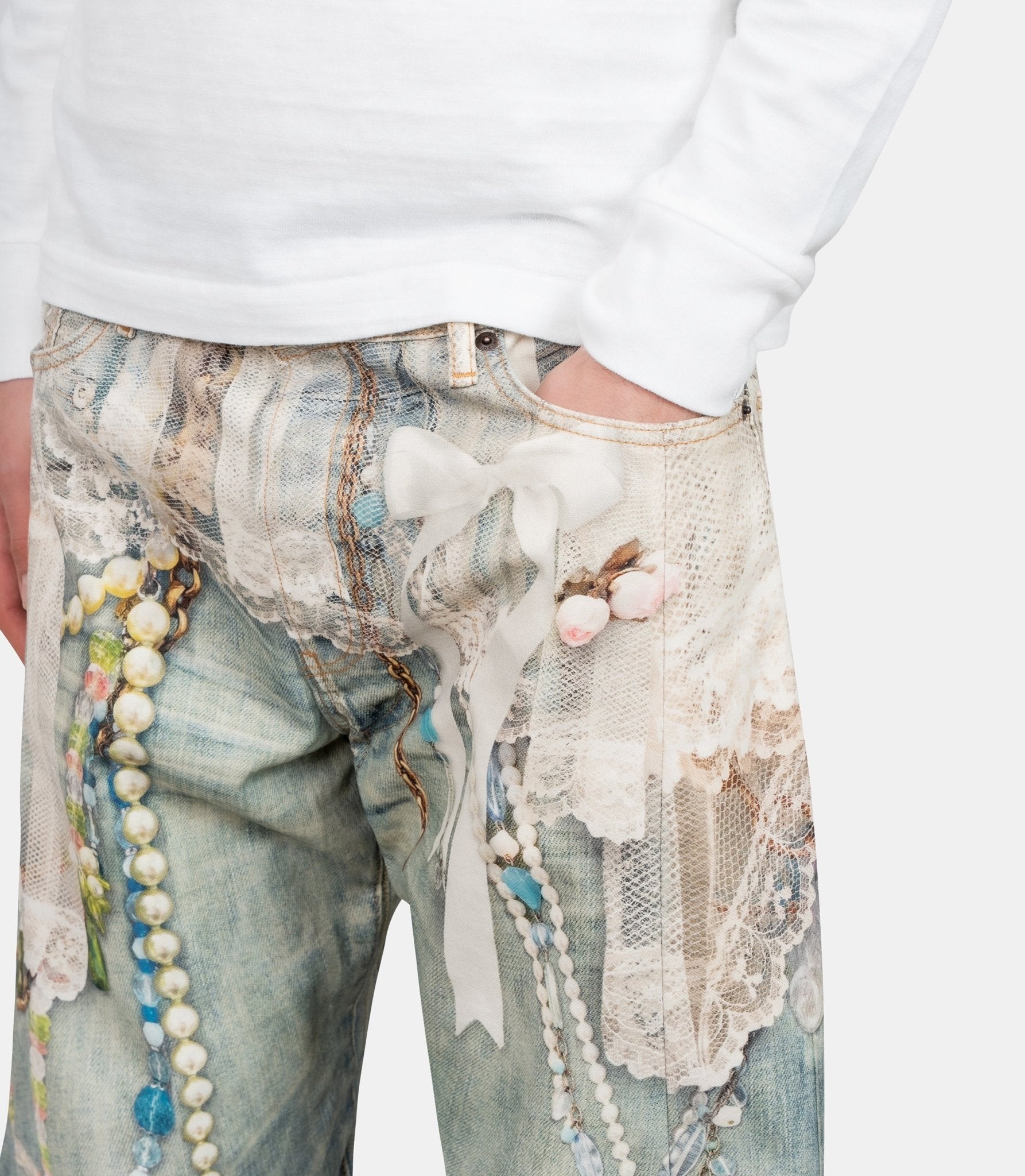 Jean imprimé digital - BK0702-AET-46 - Acne studios