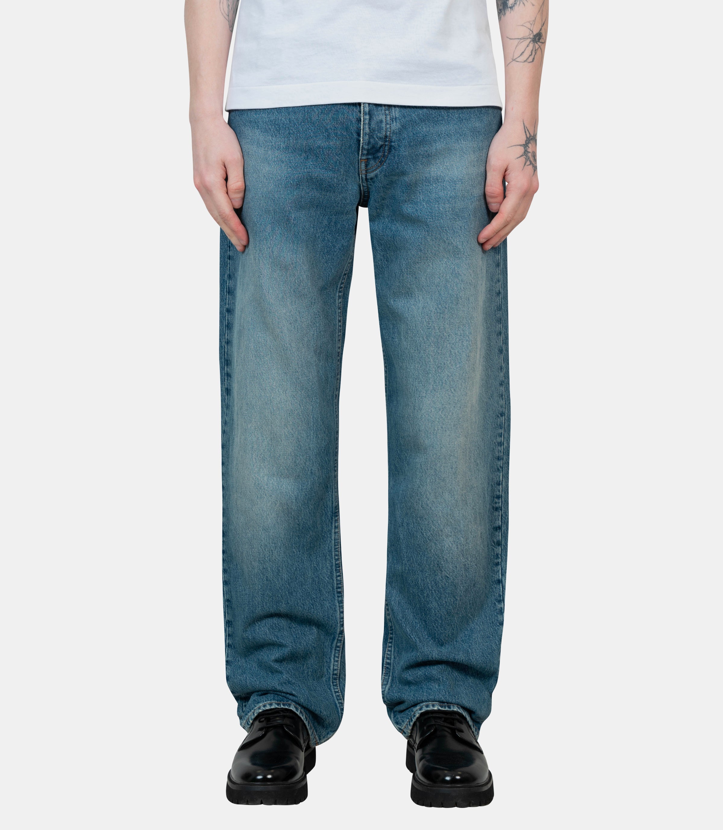 Jean loose5078 - MIDBLUE - 30/32Sunflower