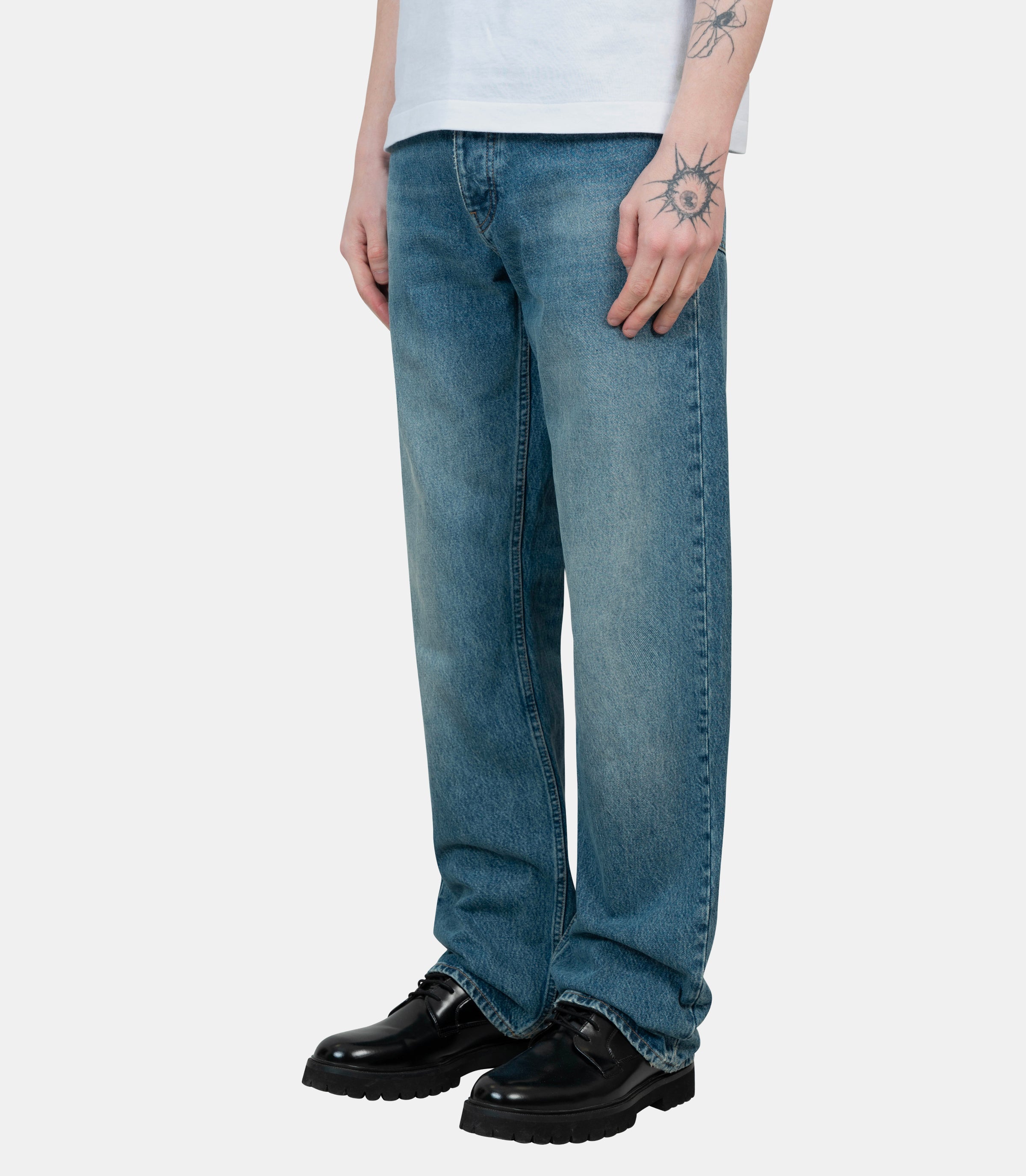 Jean loose5078 - MIDBLUE - 30/32Sunflower