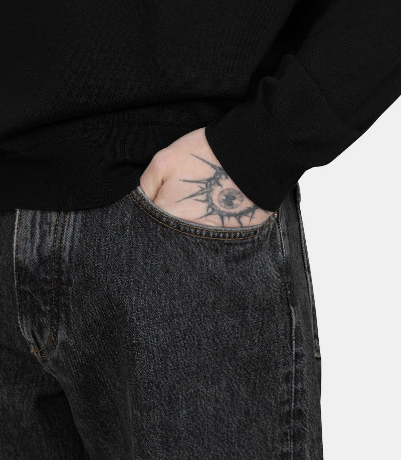 Jean loose5118 - BLACKRINSE - 30Sunflower