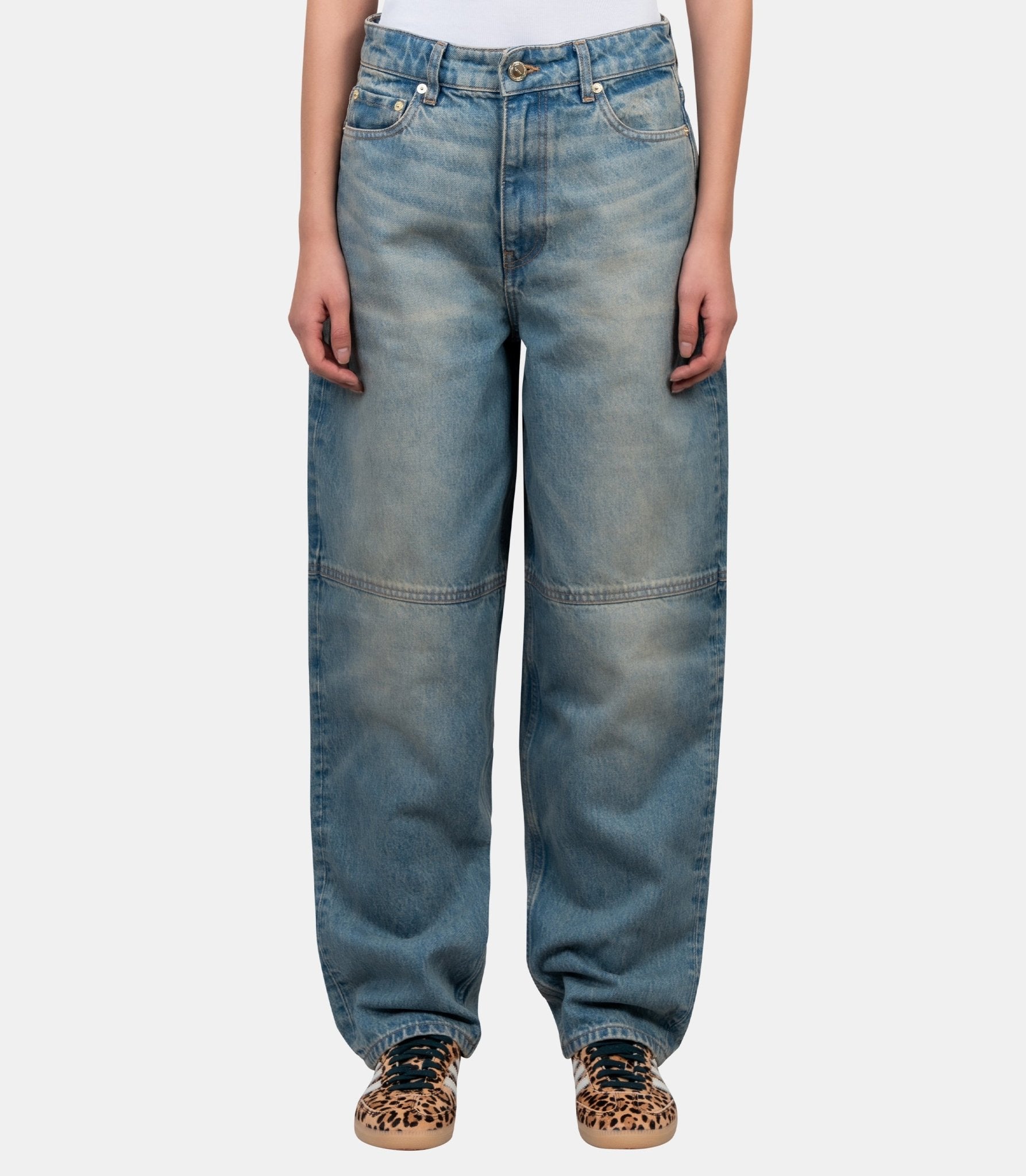 Jean rigide délavé stary - A1100084-567-24 - Ganni