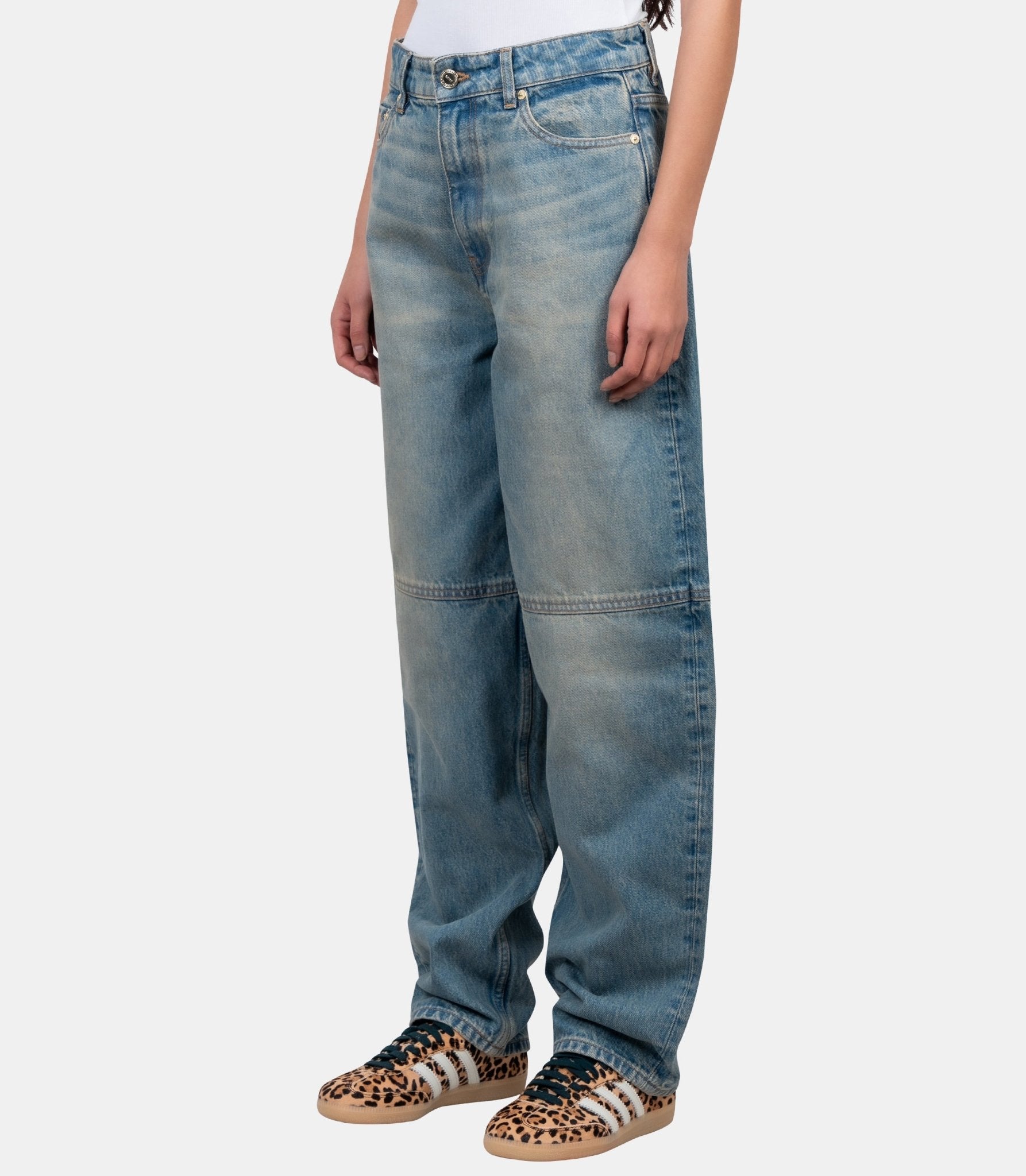 Jean rigide délavé stary - A1100084-567-24 - Ganni