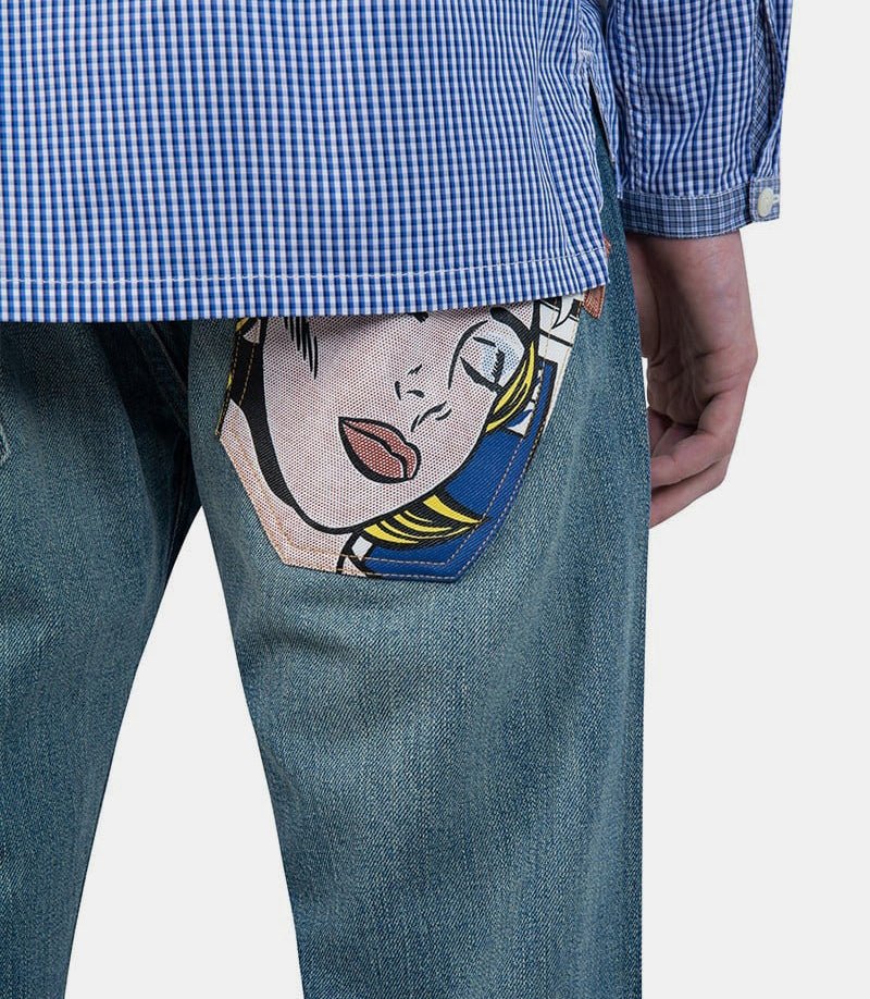 Jean selvedge roy lichtensteinWK - P020 - 051 - 1 - SS23 - 3Junya watanabe