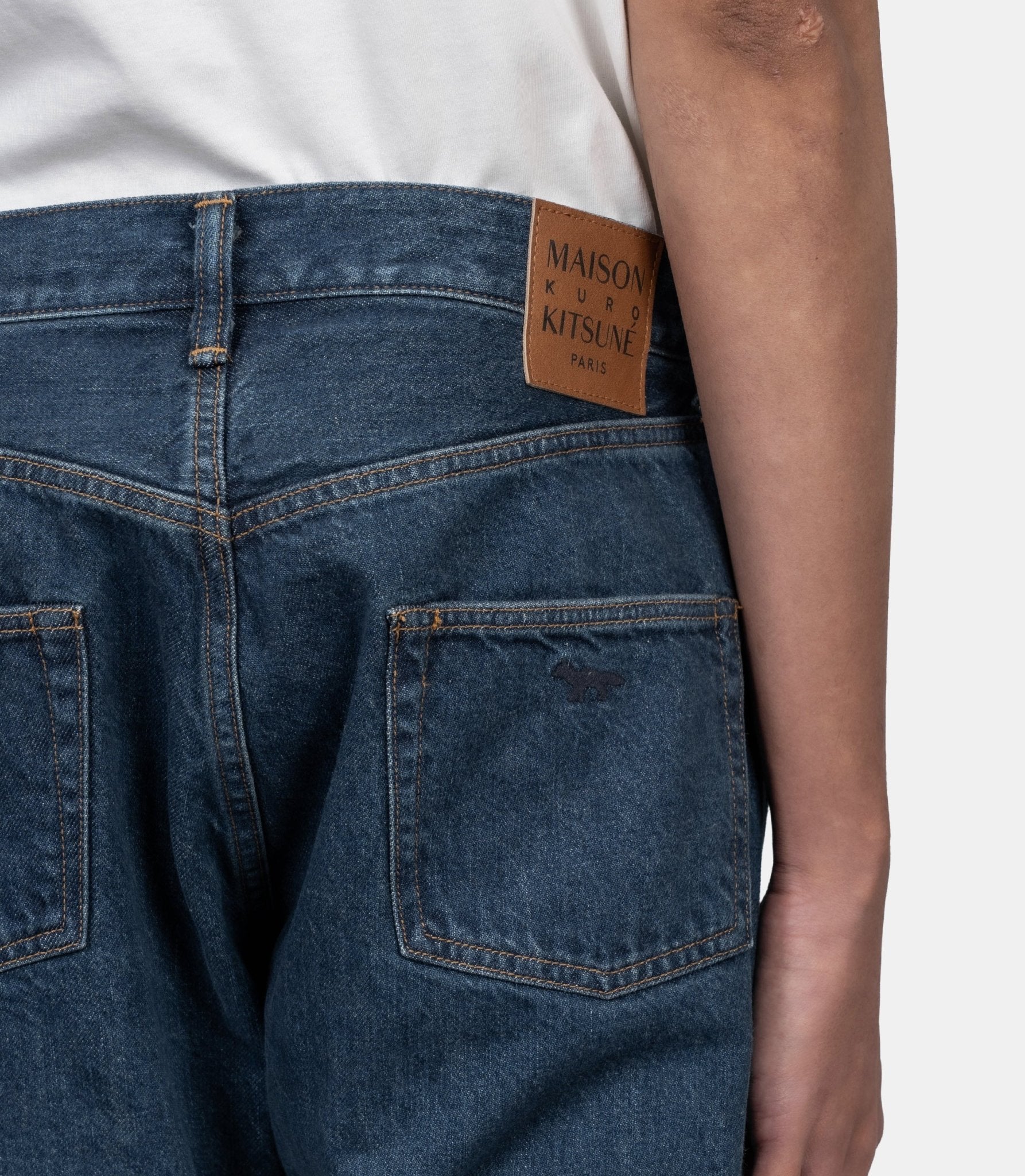 Jean selvedge voyage x kuro - 990001-0518-28 - Maison kitsuné