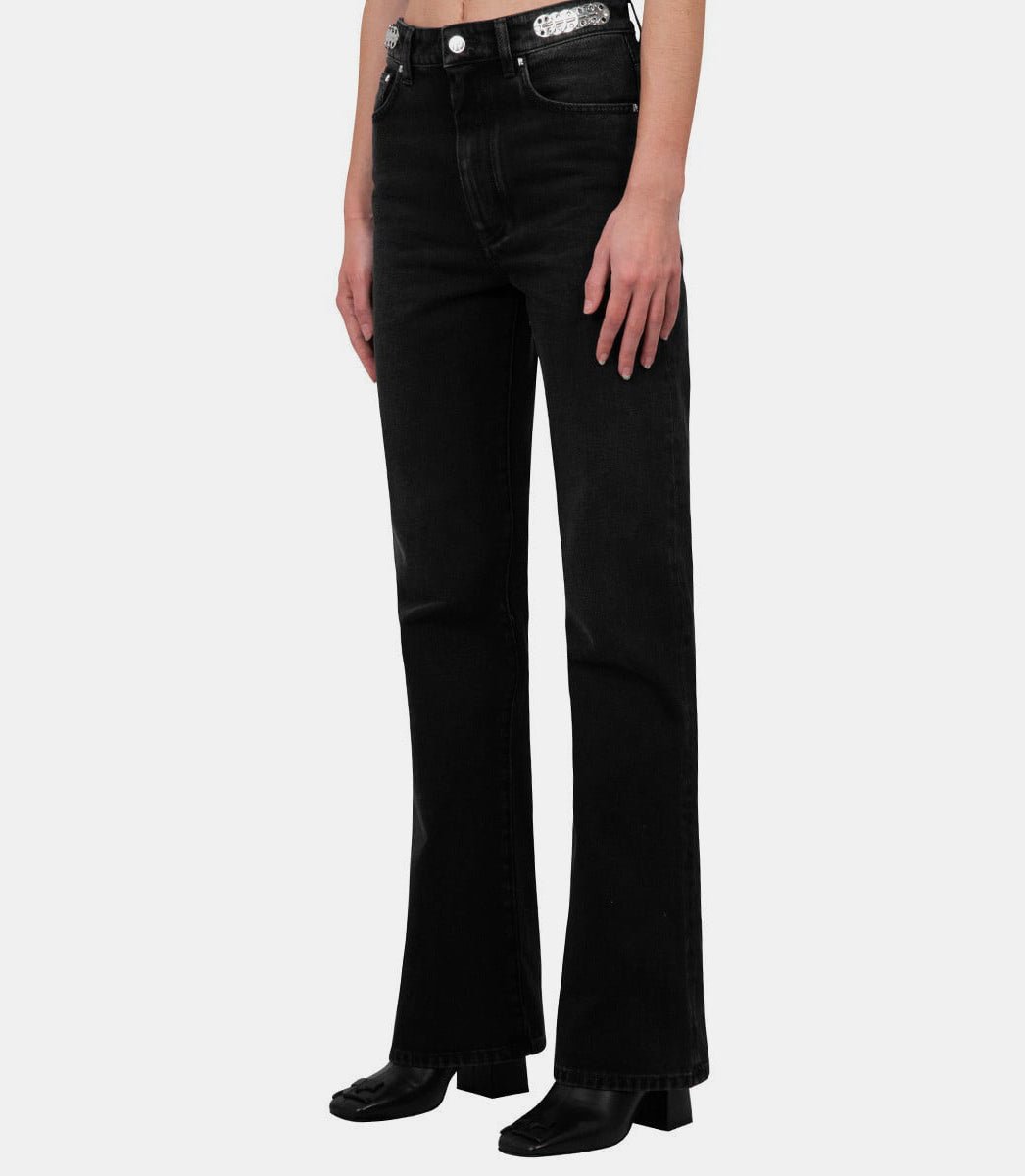 Jean signature avec pastilles argentées24PCPA245C00500 - P001 - SS24 - 25Rabanne