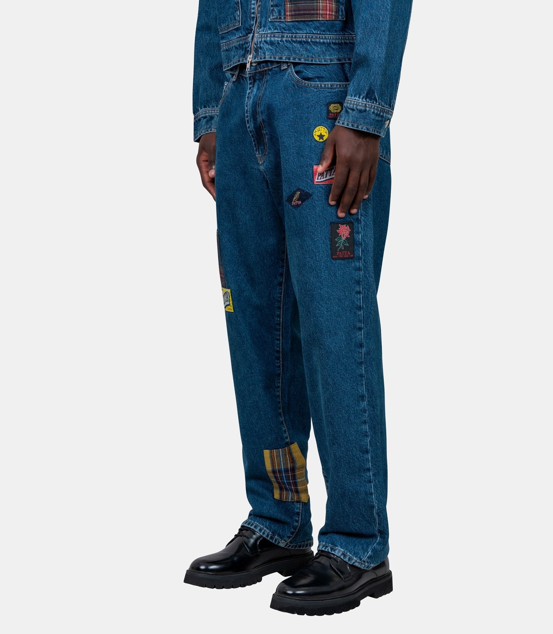 Jean whole lotta labels - POC - AW25 - 4200 - 386 - 0006 - 197 - 28 - Patta