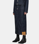 Jupe en jean upside down25/33 - F - JU146 - D019 - 55 - 36Jean paul gaultier