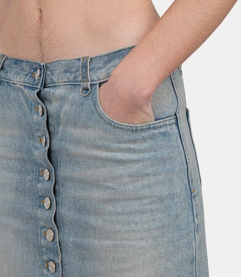 Jupe multiflex en denim124DJU155DE0016 - 7011 - SS24 - 36Courrèges