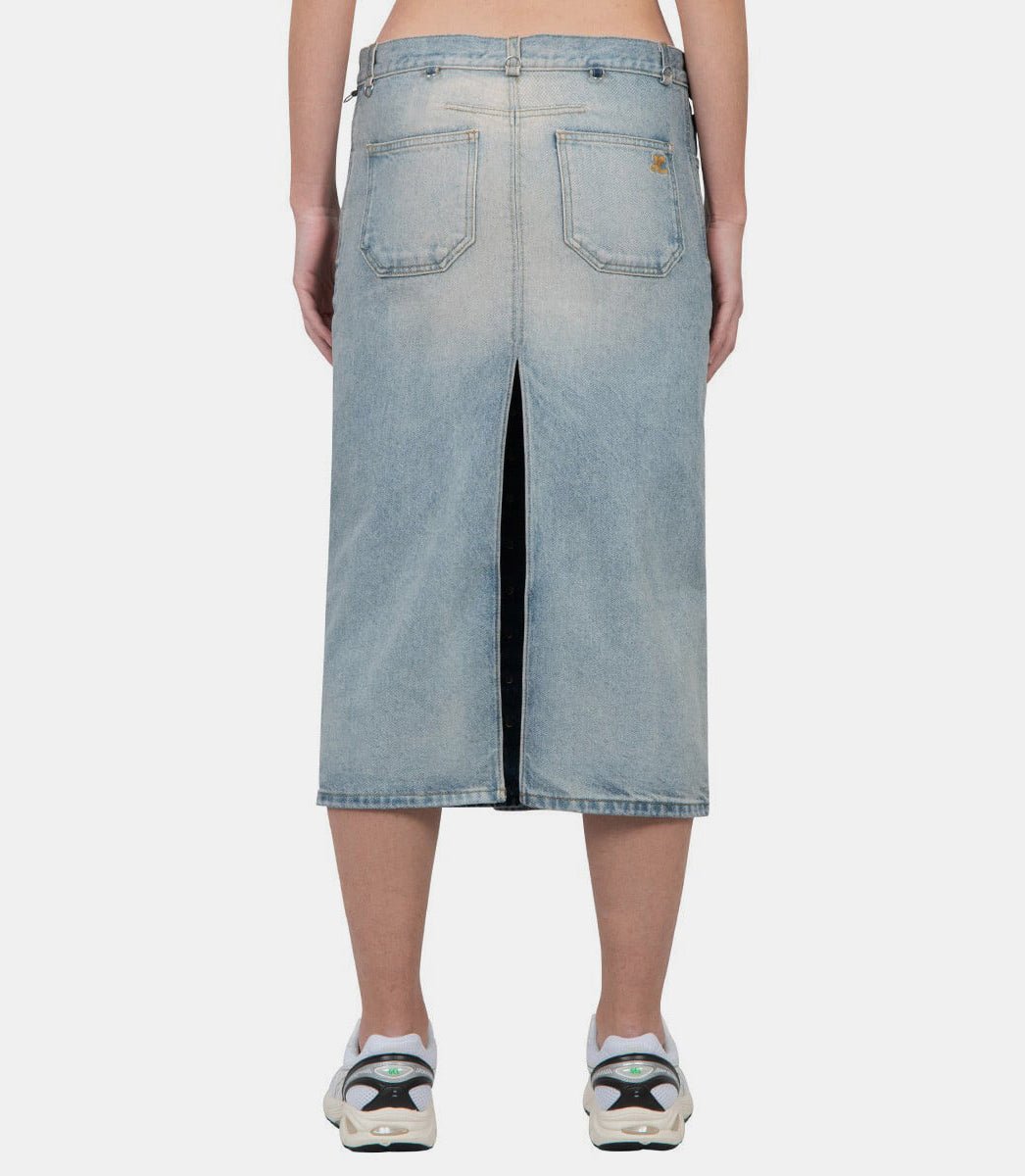 Jupe multiflex en denim124DJU155DE0016 - 7011 - SS24 - 36Courrèges