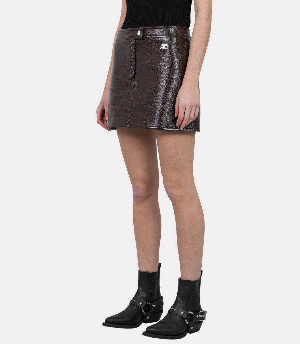 Jupe vinyle mini rééditionPERCJU001VY0014 - 1983 - 36Courrèges