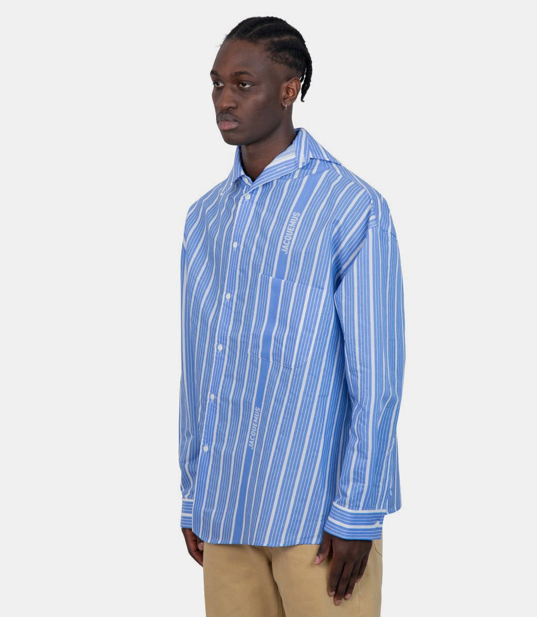 La chemise cuadro rayée24E245SH080 - 1566 - 3EV - SS24 - 46Jacquemus