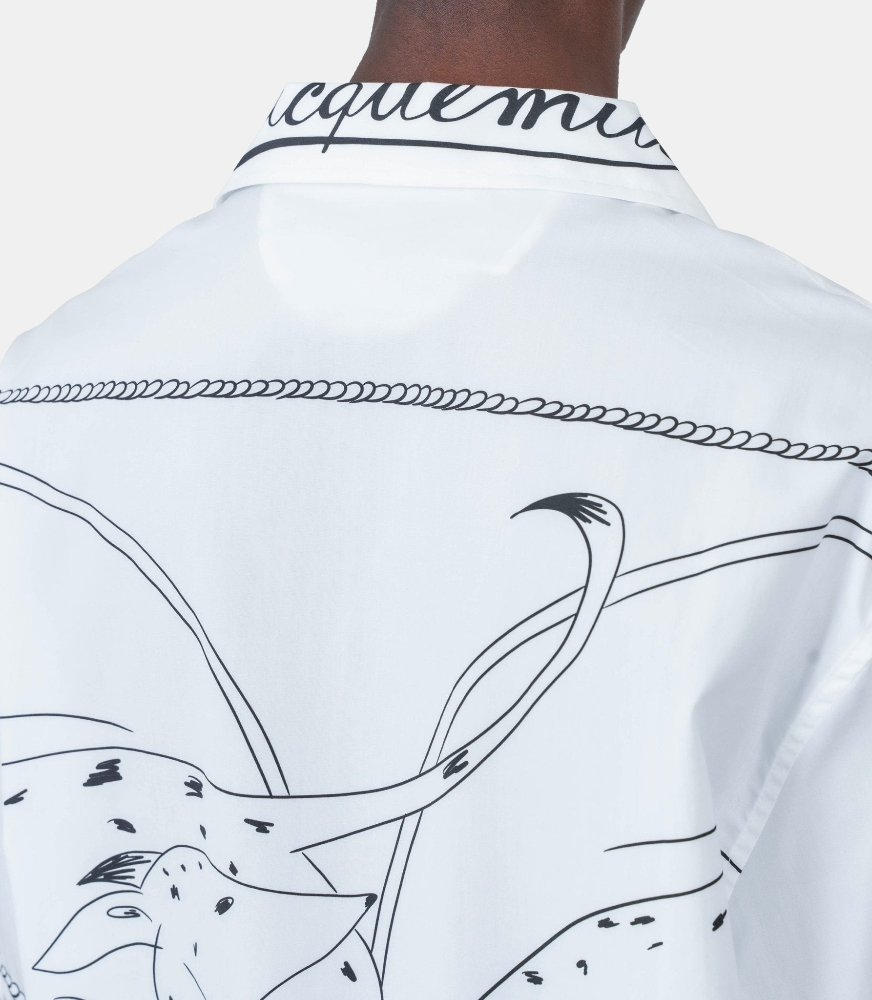 La chemise jean - 25HSHM00200BW00691 - 1KT - 46 - Jacquemus