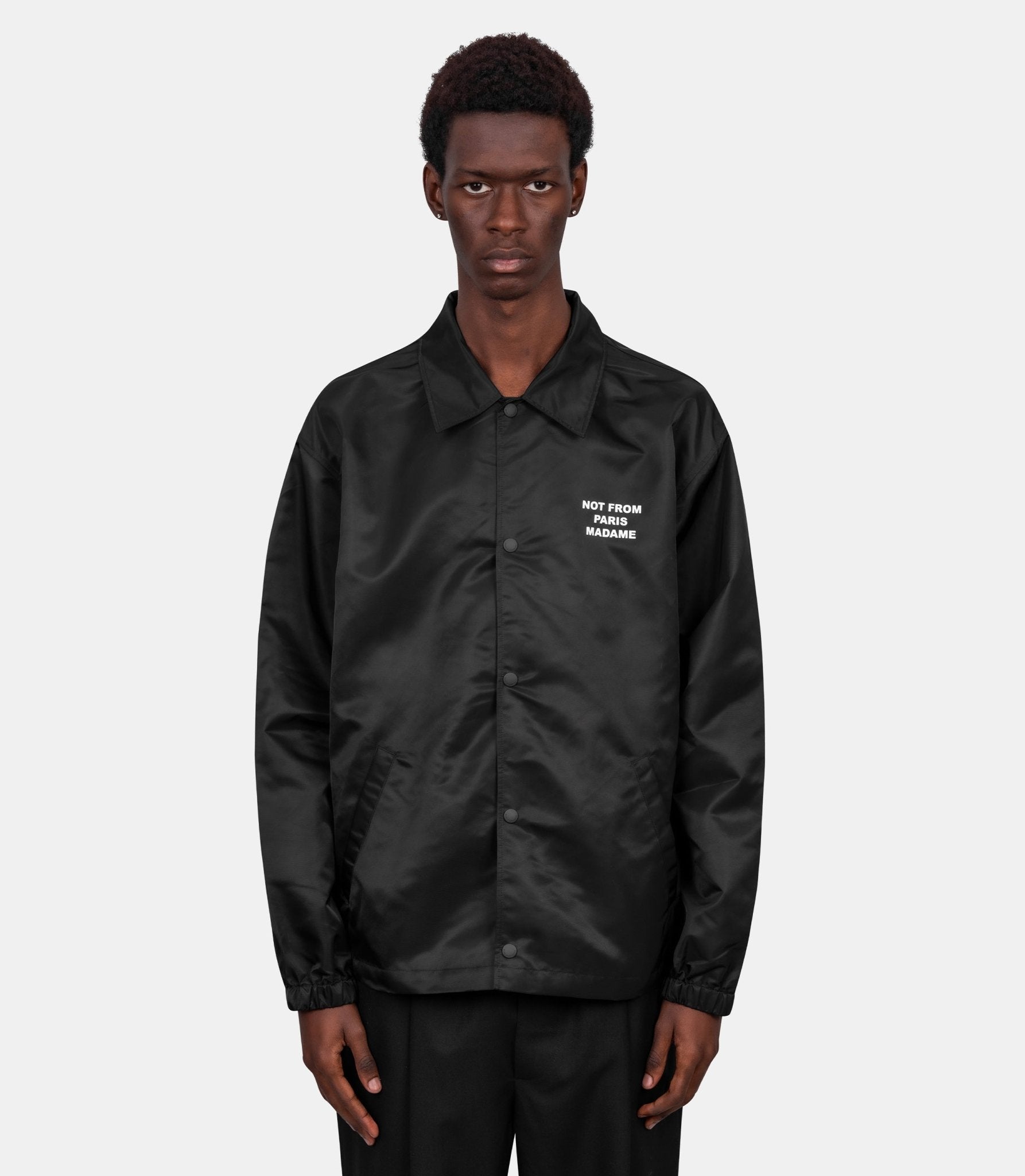 La veste slogan - PERM-JT183-PA014-BL-S - Drôle de monsieur