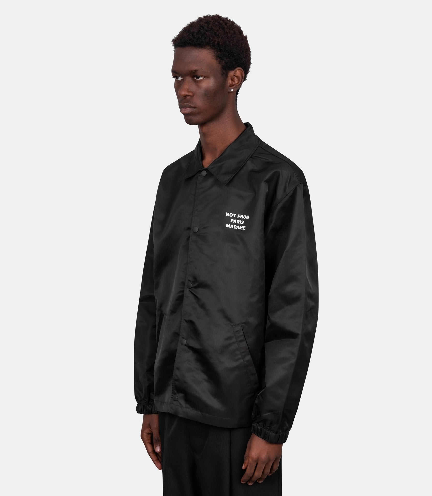 La veste slogan - PERM-JT183-PA014-BL-S - Drôle de monsieur