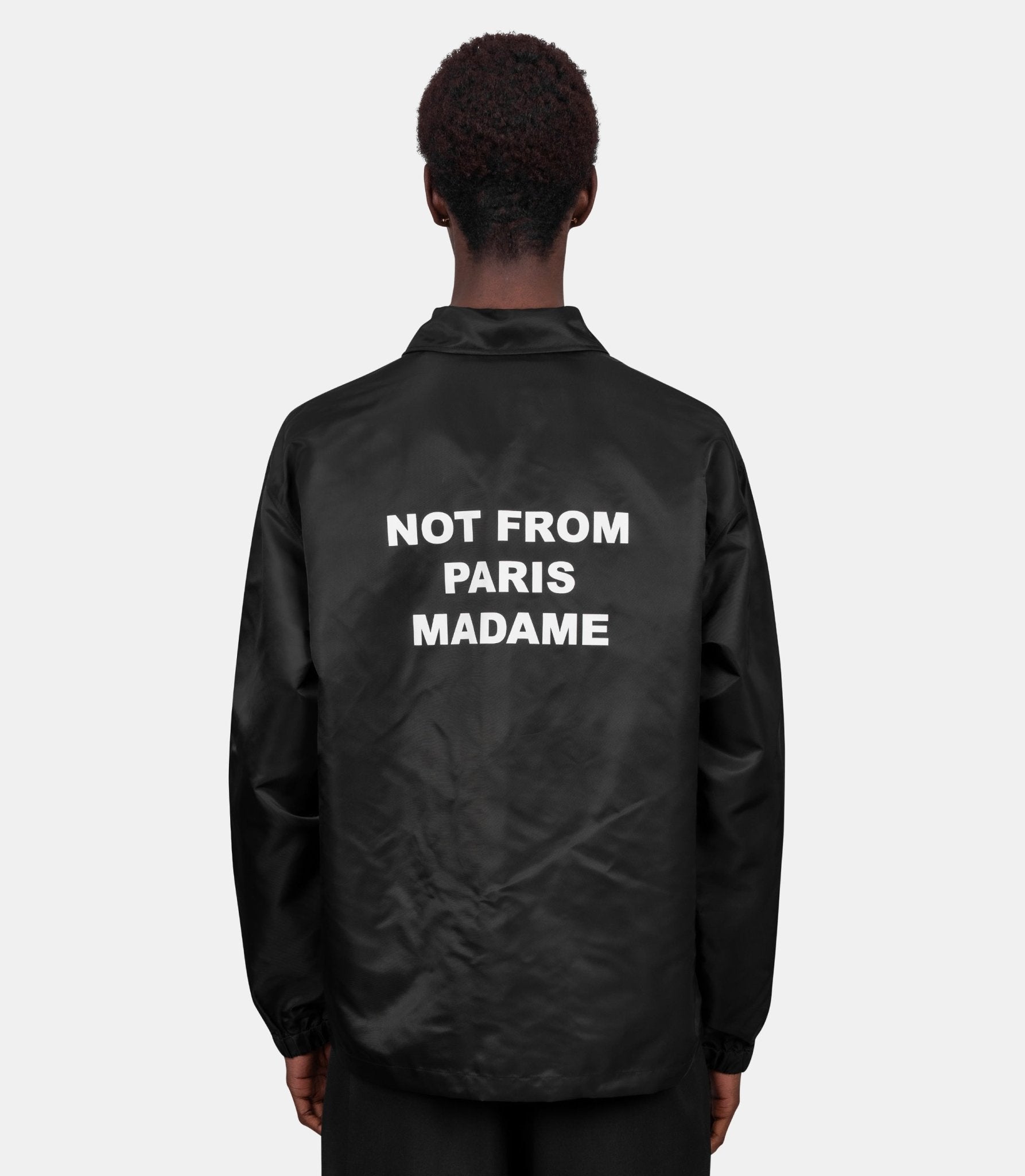 La veste slogan - PERM-JT183-PA014-BL-S - Drôle de monsieur