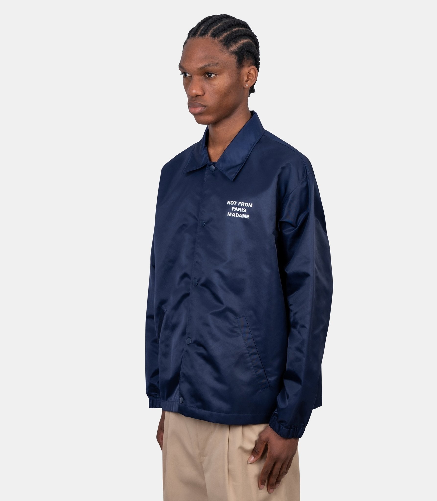 La veste slogan - PERM-JT183-PA014-NY-S - Drôle de monsieur