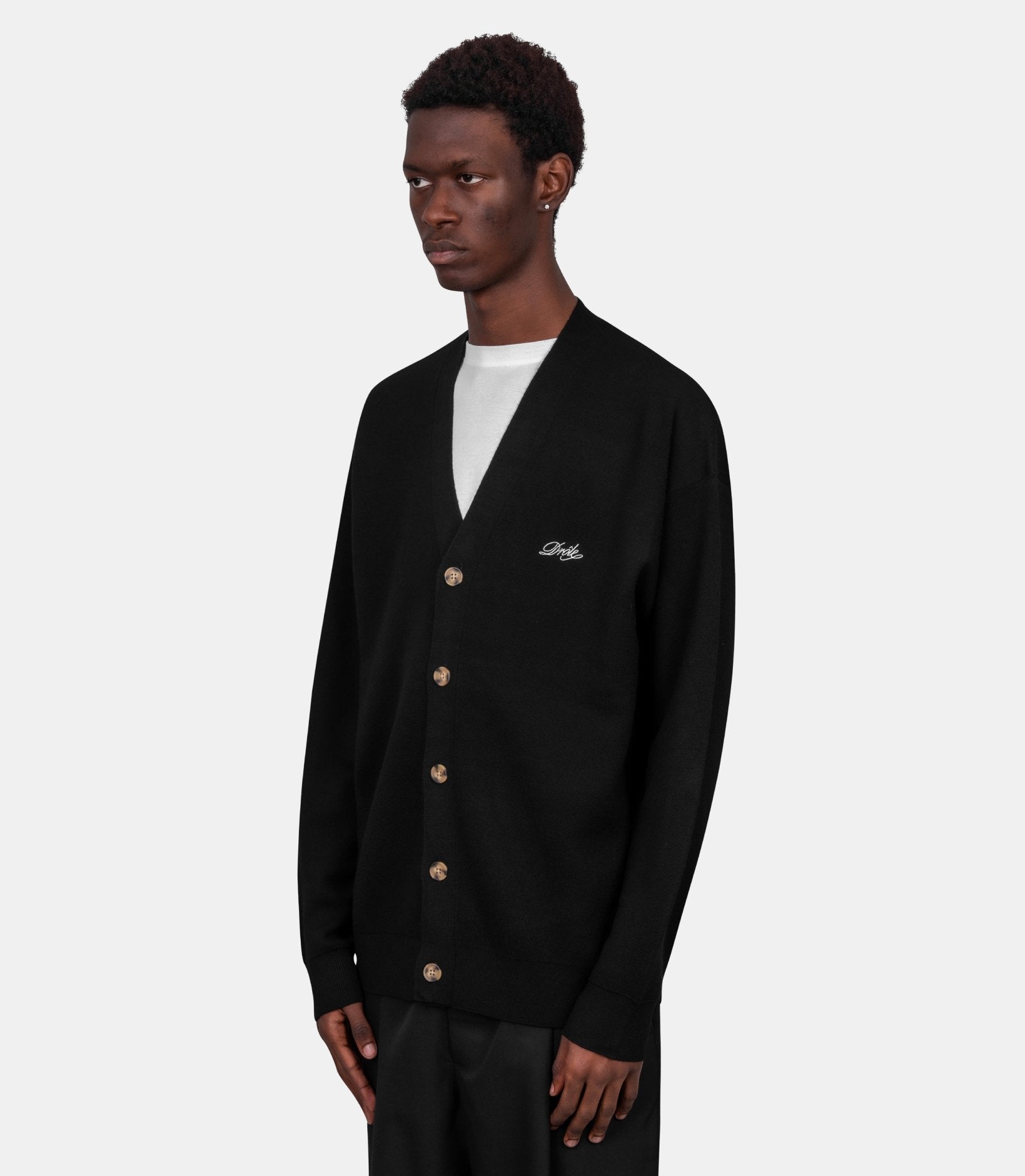 Le cardigan drôle - PERM-CA123-WO007-BL-XS - Drôle de monsieur