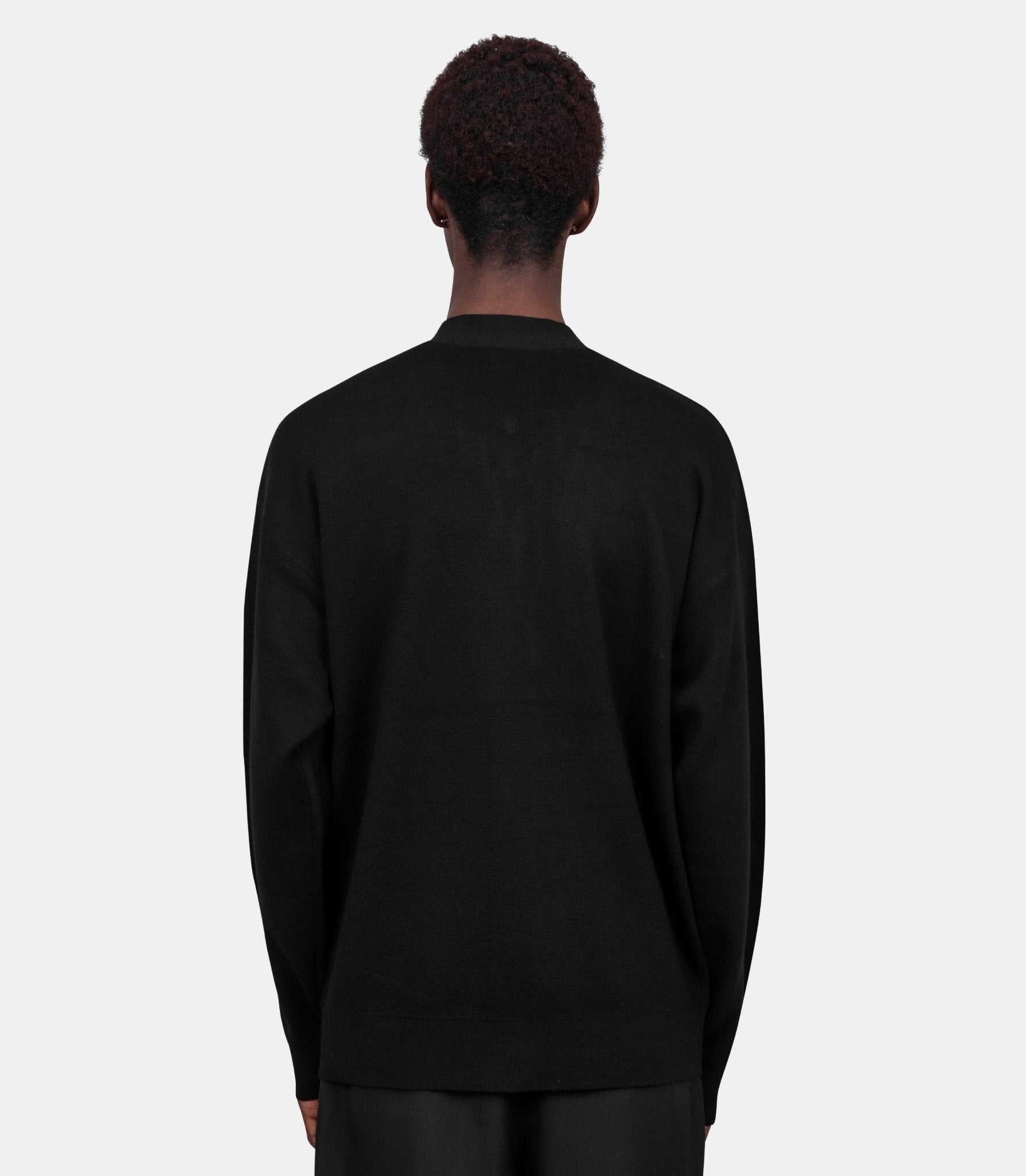 Le cardigan drôle - PERM-CA123-WO007-BL-XS - Drôle de monsieur