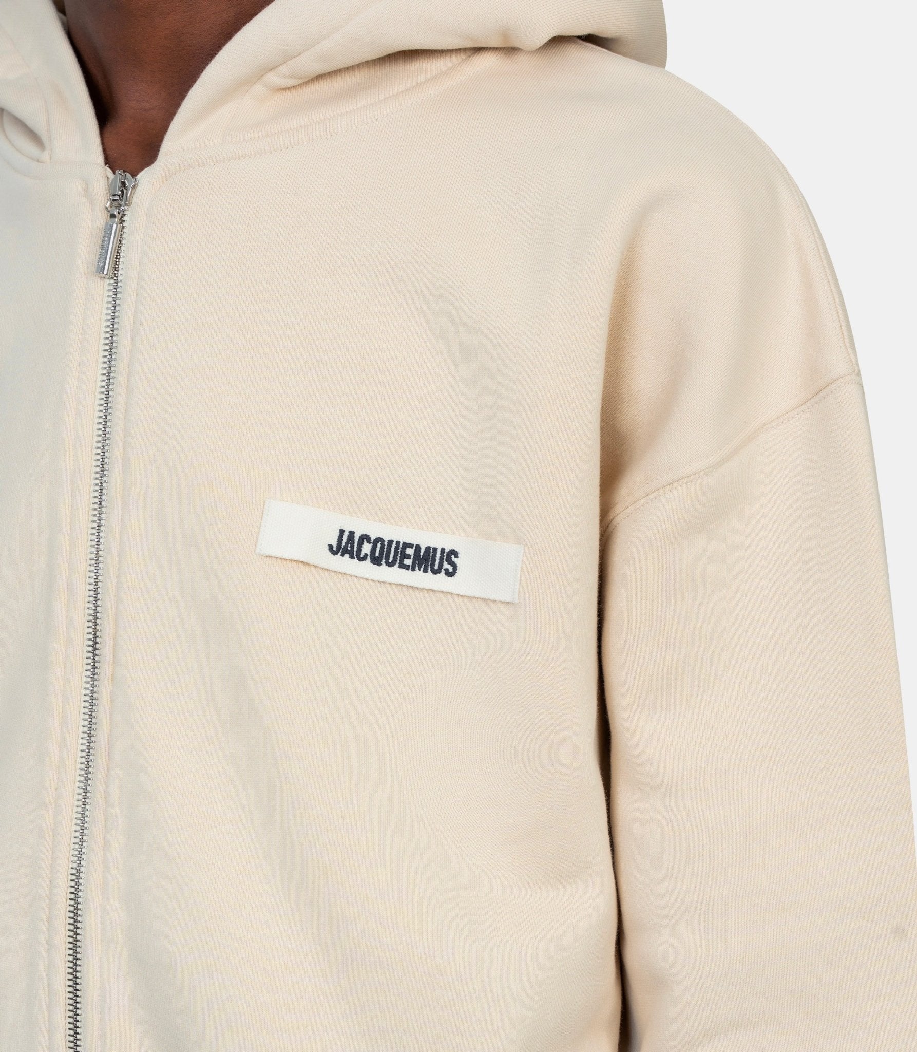 Le hoodie zip gros grain - 24HHOM00257AJ00126 - 150 - S - Jacquemus