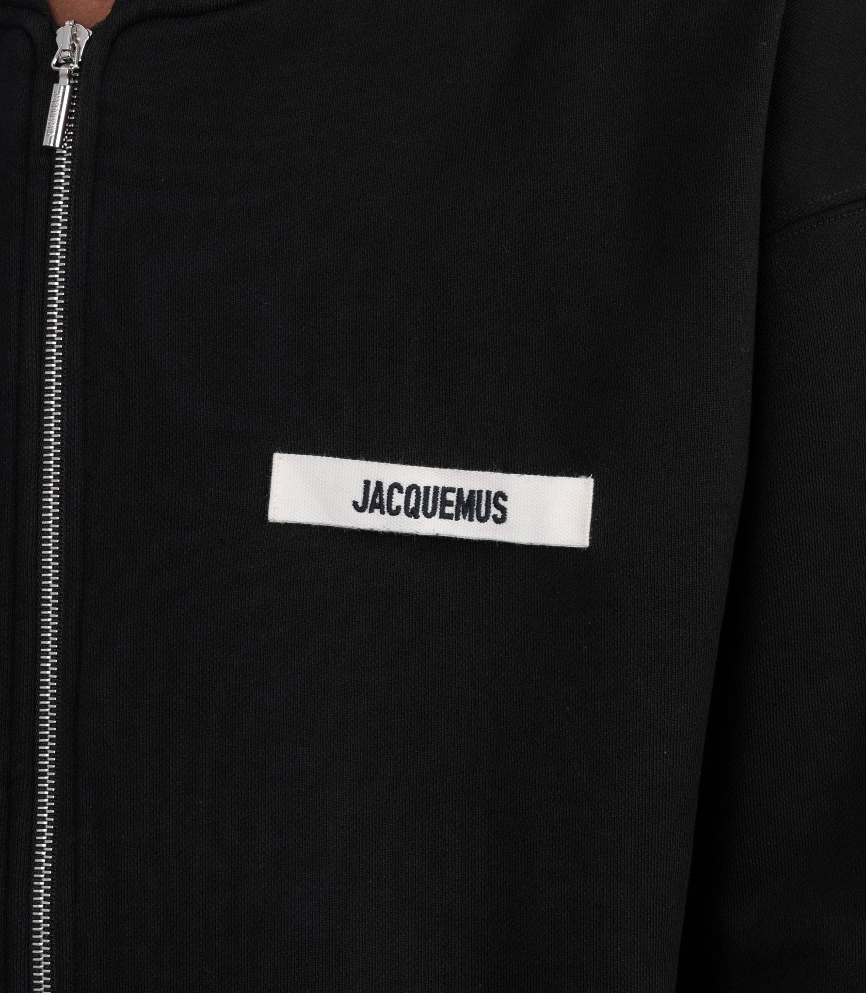 Le hoodie zip gros grain - 24HHOM00257AJ00126-990-S - Jacquemus