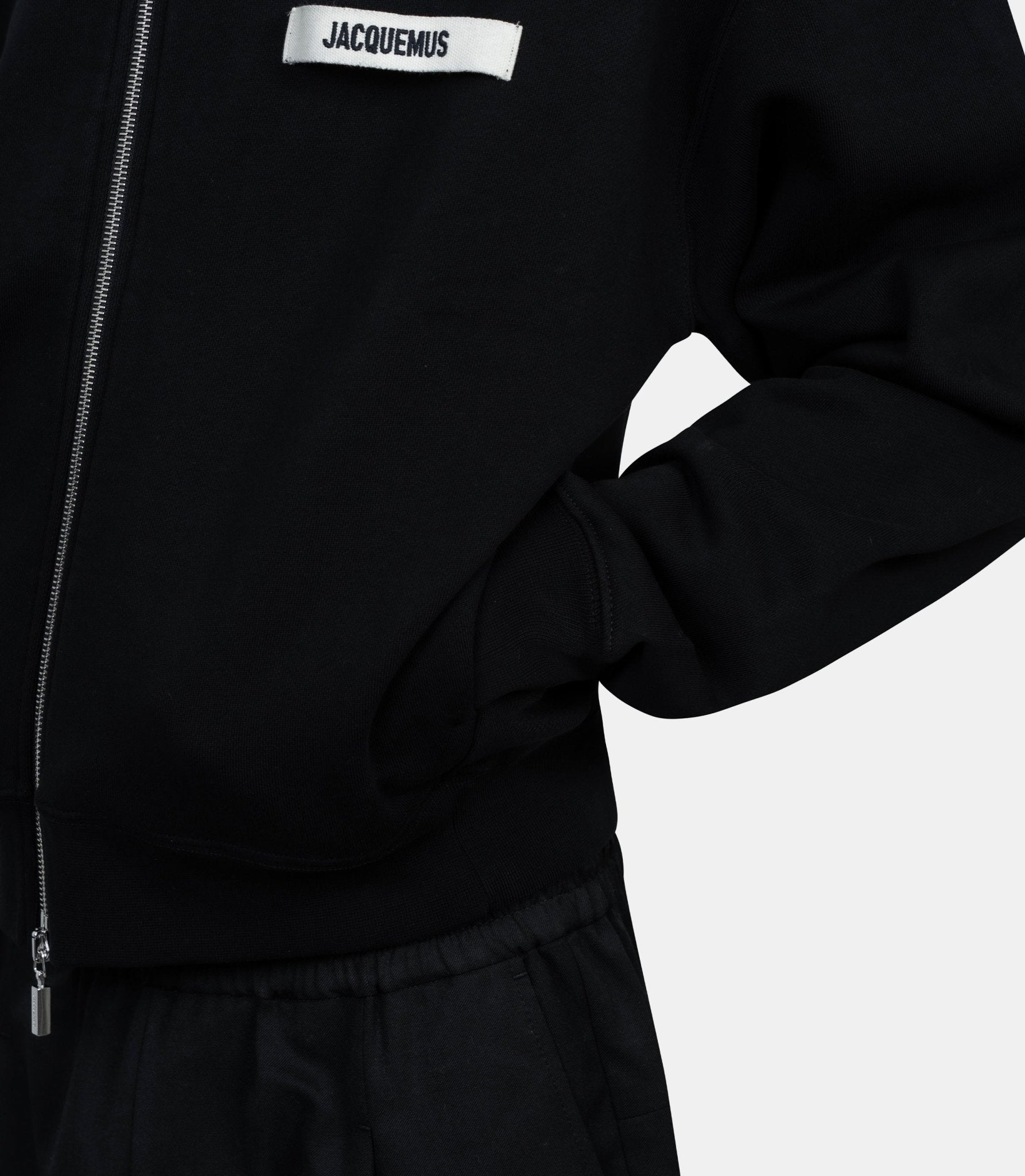 Le hoodie zip gros grain - 24HHOM00257AJ00126 - 990 - XS - Jacquemus