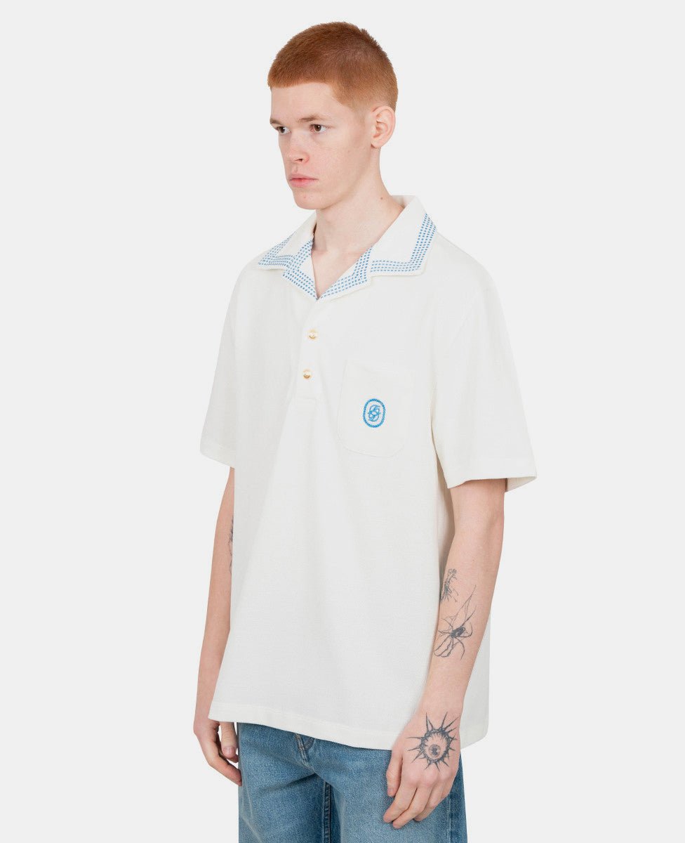 Le polo piqué damierG - PL144 - CO162 - OW - SDrôle de monsieur
