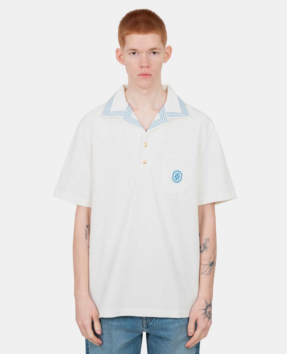 Le polo piqué damierG - PL144 - CO162 - OW - SDrôle de monsieur