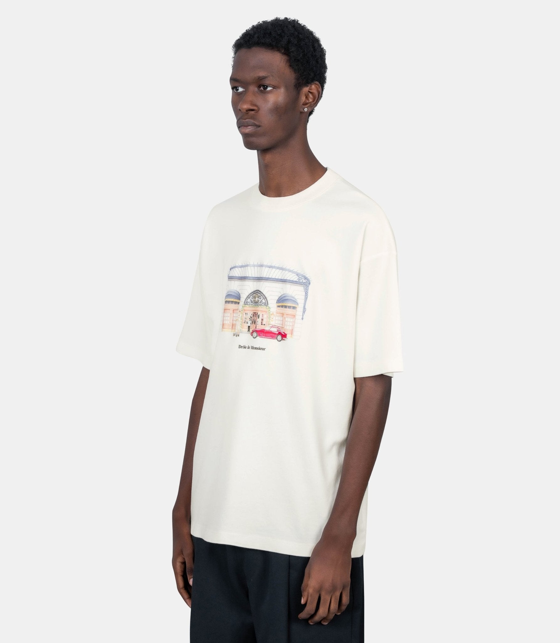 Le t-shirt drôle palace - I - TS285 - CO002 - OW - XS - Drôle de monsieur