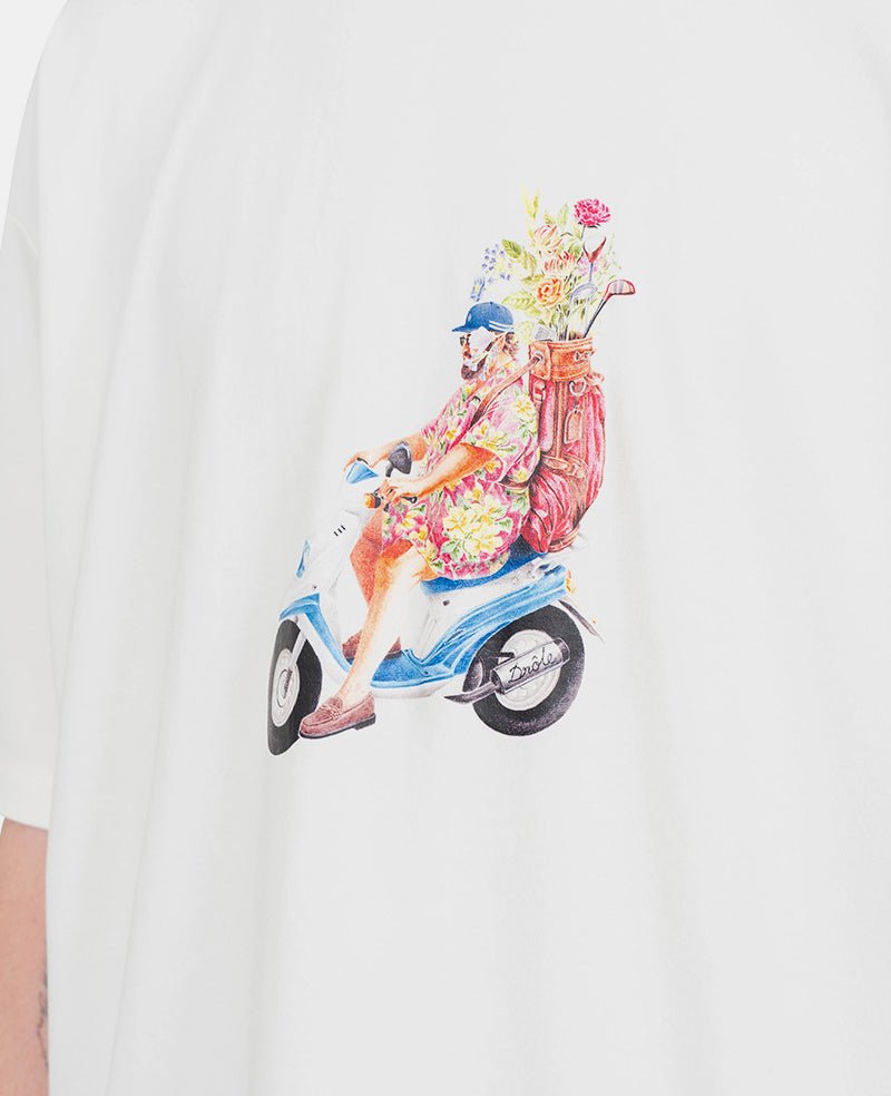 Le t-shirt golfeur - G - TS236 - CO002 - OW - S - Drôle de monsieur