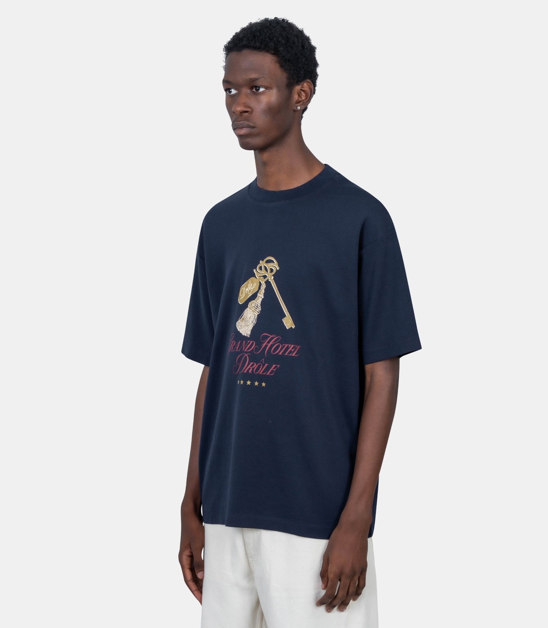 Le t-shirt grand hôtel - H - TS261 - CO002 - NY - S - Drôle de monsieur