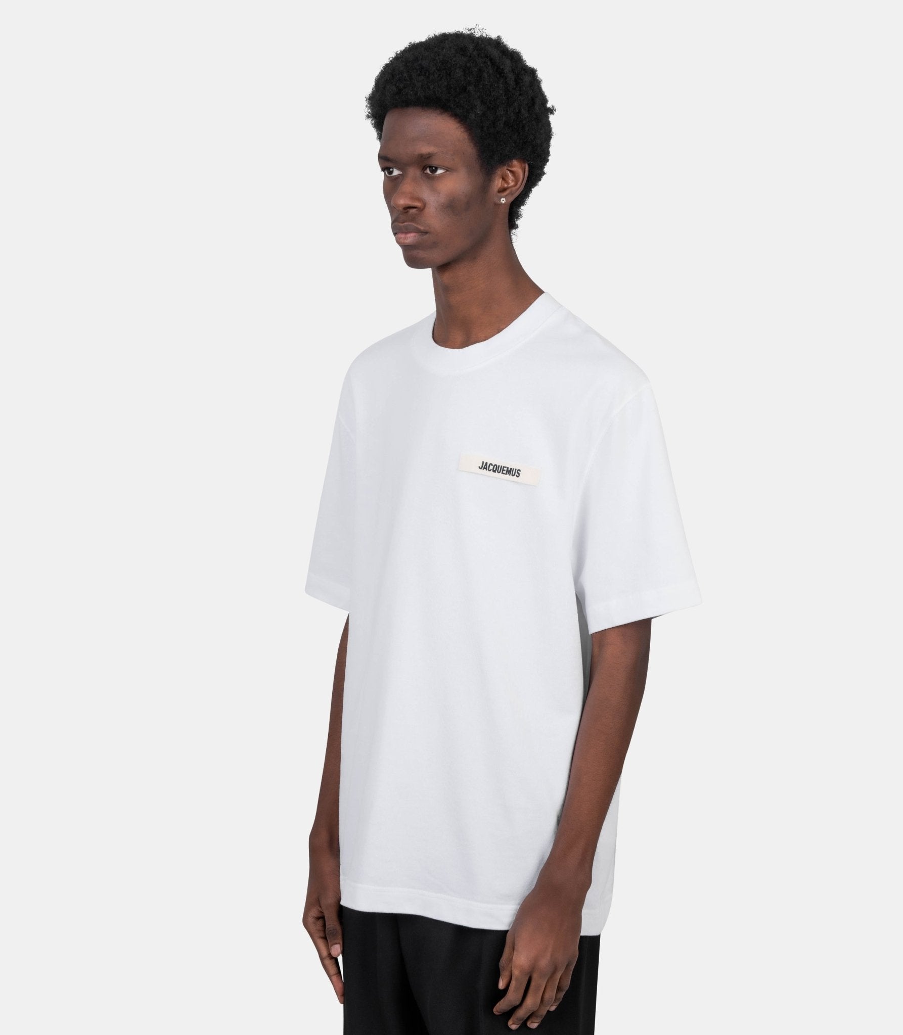 Le t-shirt gros grain - 25HTSM00133AJ00226-100-XS - Jacquemus