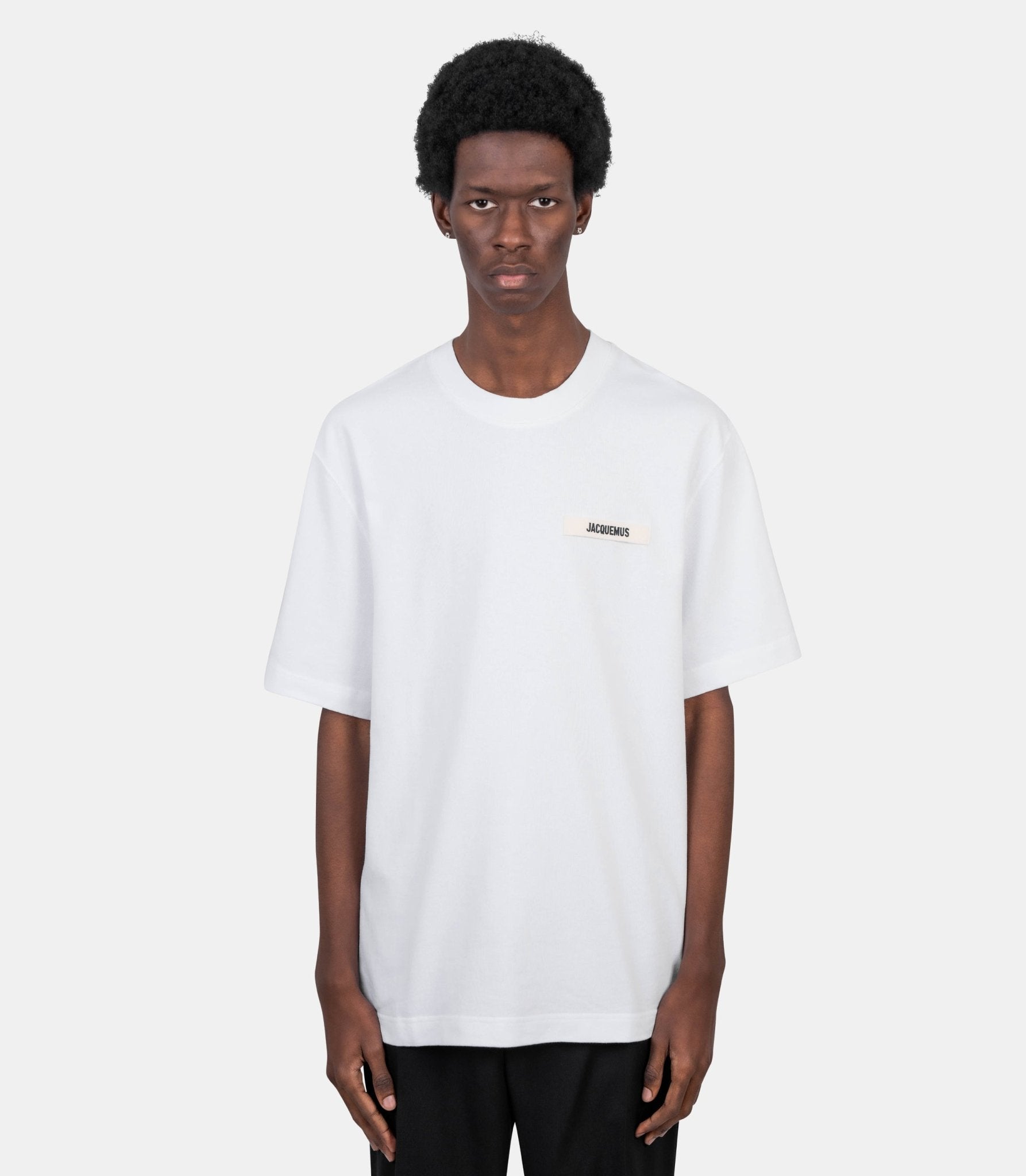 Le t-shirt gros grain - 25HTSM00133AJ00226-100-XS - Jacquemus