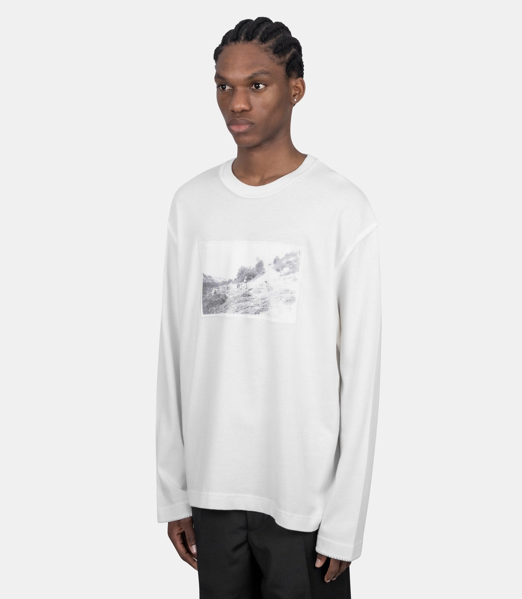 Le t-shirt paysan ml - 26ETSM00596AJ00256-1NU-XS - Jacquemus