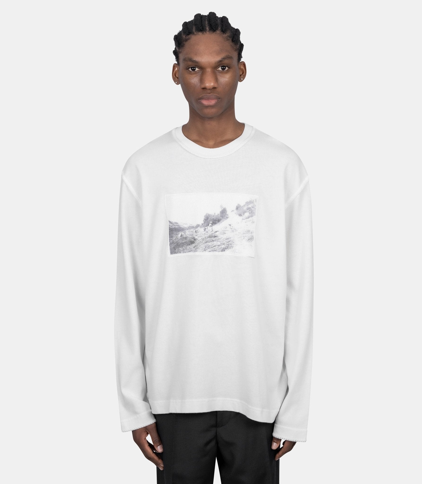 Le t-shirt paysan ml - 26ETSM00596AJ00256-1NU-XS - Jacquemus