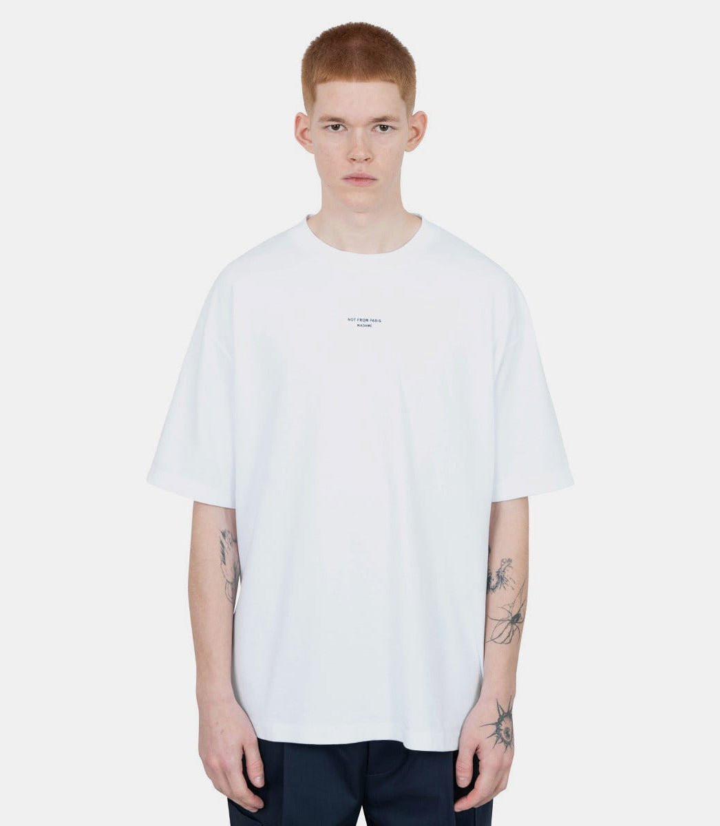 Le t-shirt slogan classique - PERM - TS202 - CO002 - OPW - XS - Drôle de Monsieur