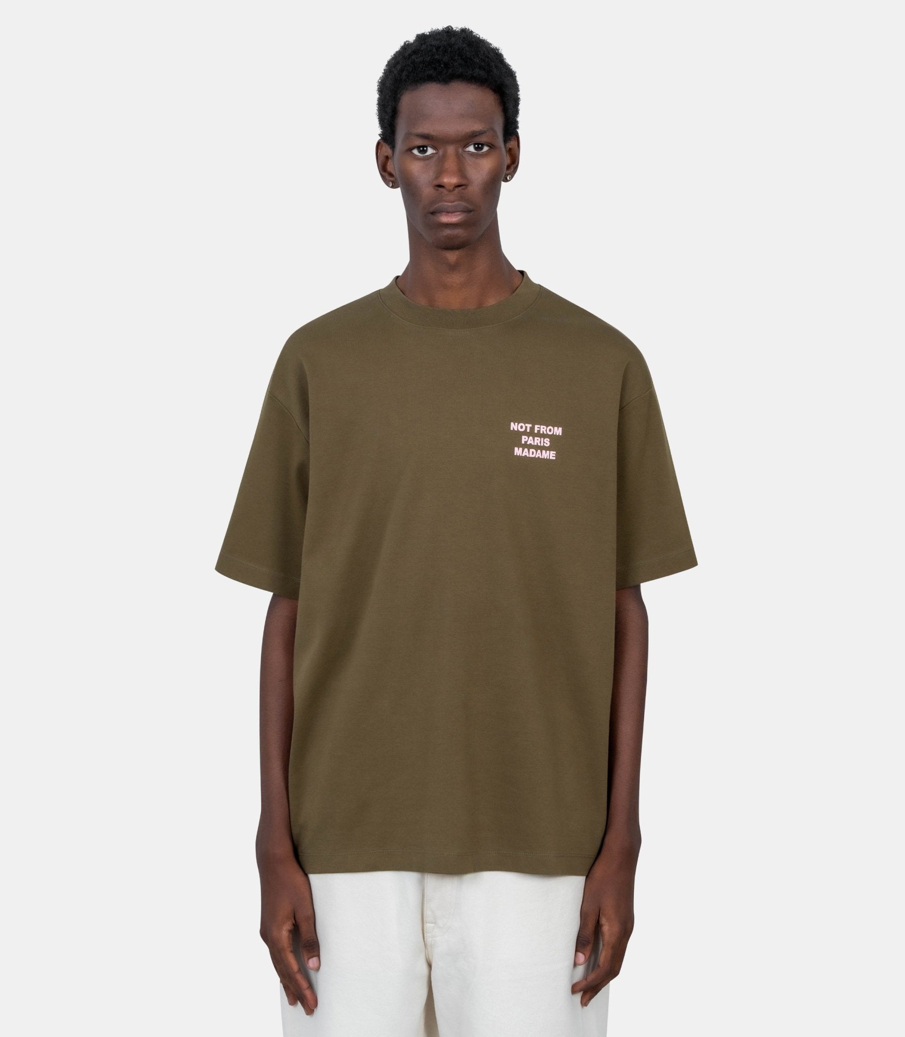 Le t-shirt slogan - I - TS203 - CO002 - KK - XS - Drôle de monsieur