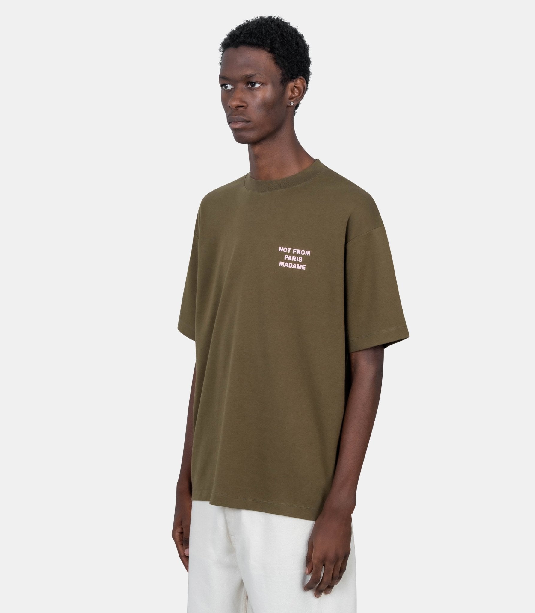 Le t-shirt slogan - I - TS203 - CO002 - KK - XS - Drôle de monsieur