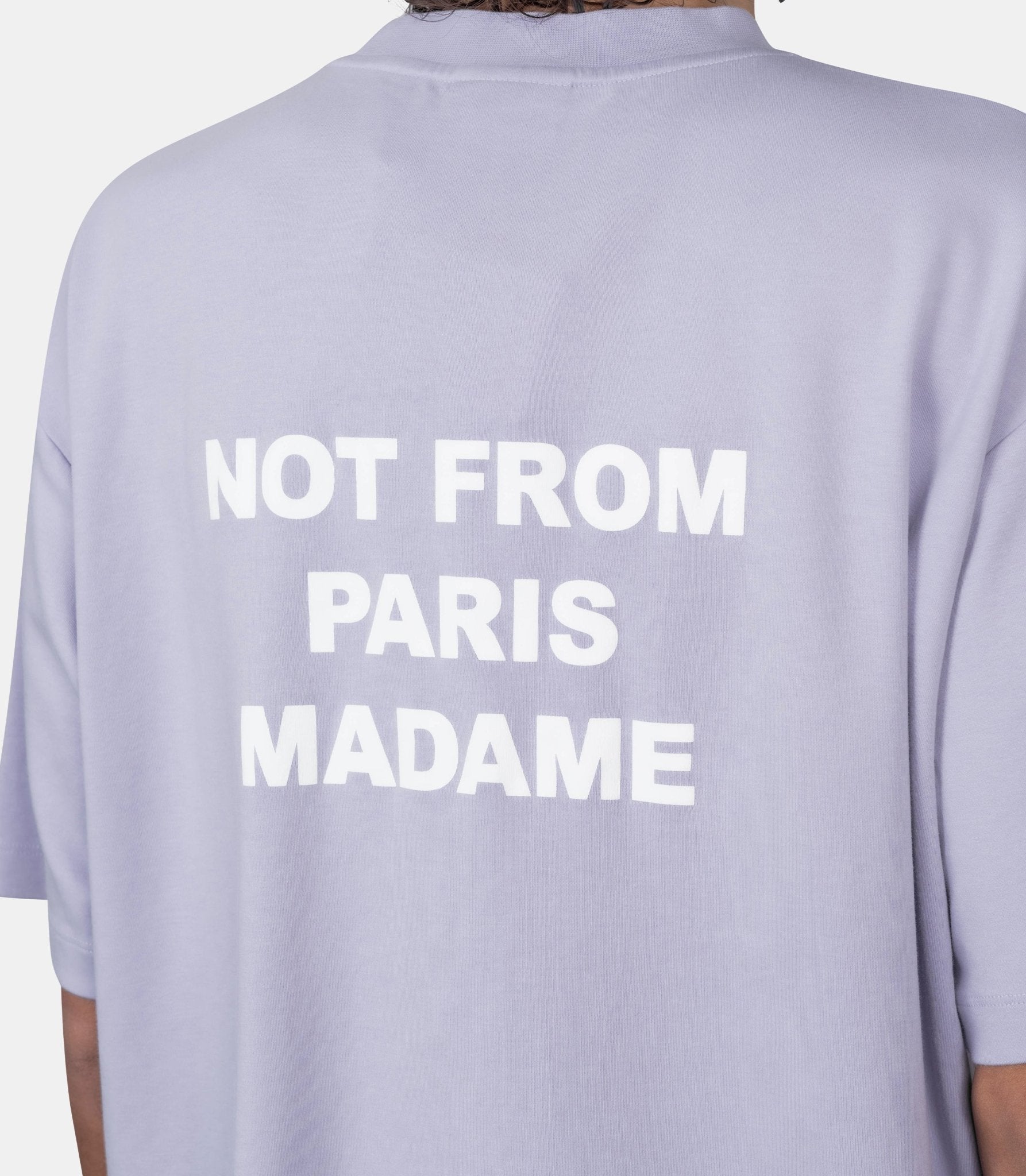 Le t-shirt slogan - K-TS203-CO002-LAV-XXS - Drôle de monsieur