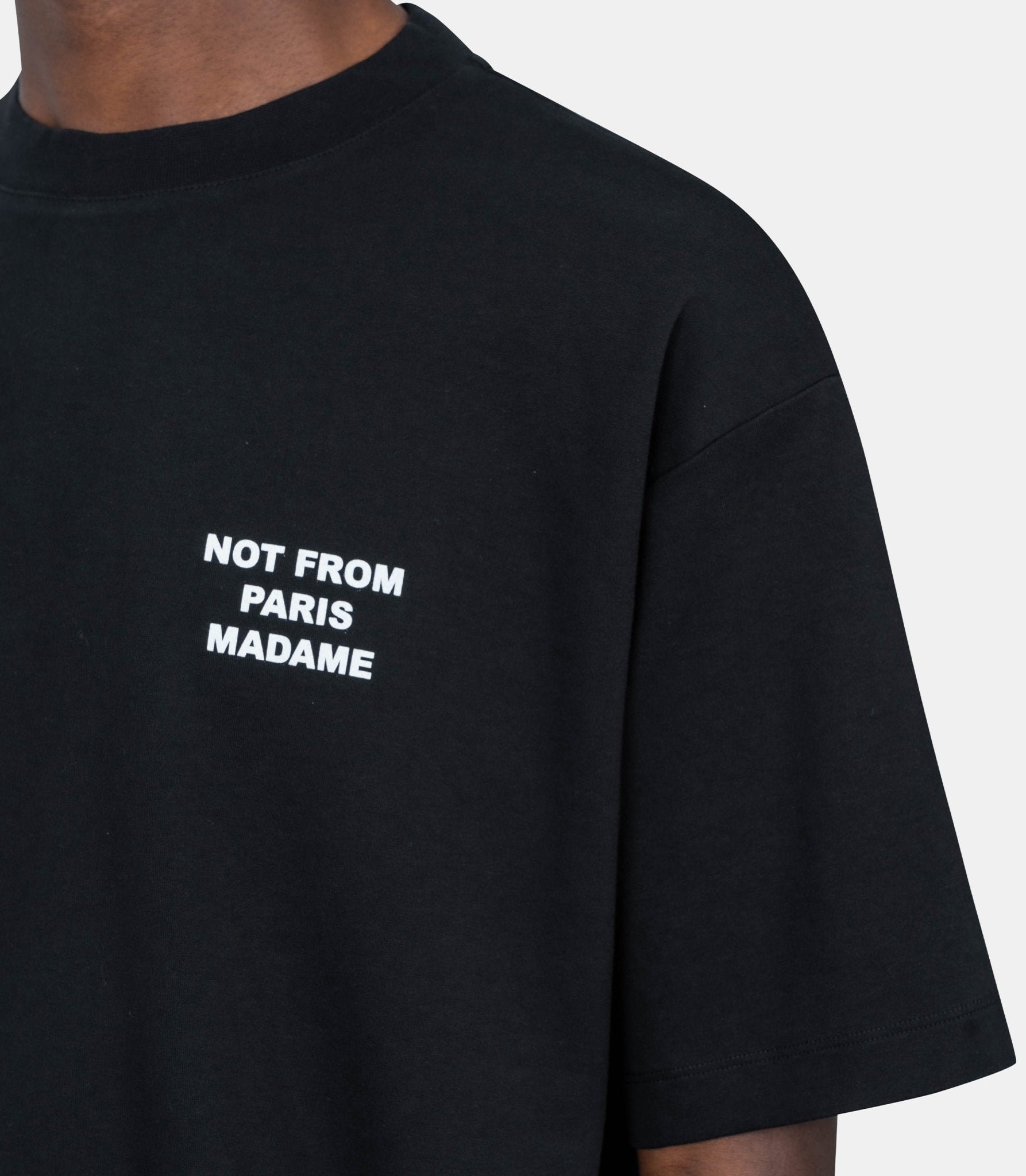Le t-shirt slogan - PERM - TS203 - CO002 - BL - XS - Drôle de monsieur