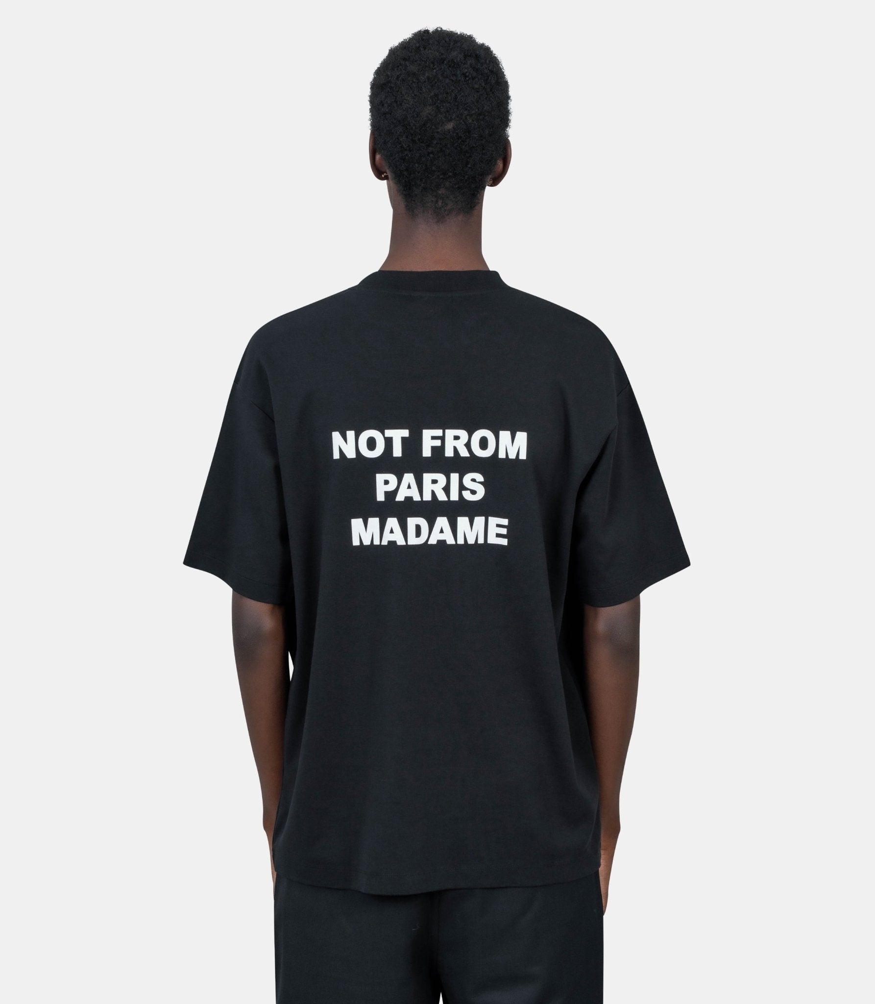 Le t-shirt slogan - PERM - TS203 - CO002 - BL - XS - Drôle de monsieur