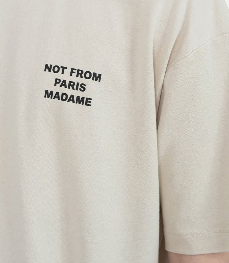 Le t-shirt slogan - PERM - TS203 - CO002 - MT - XS - Drôle de Monsieur