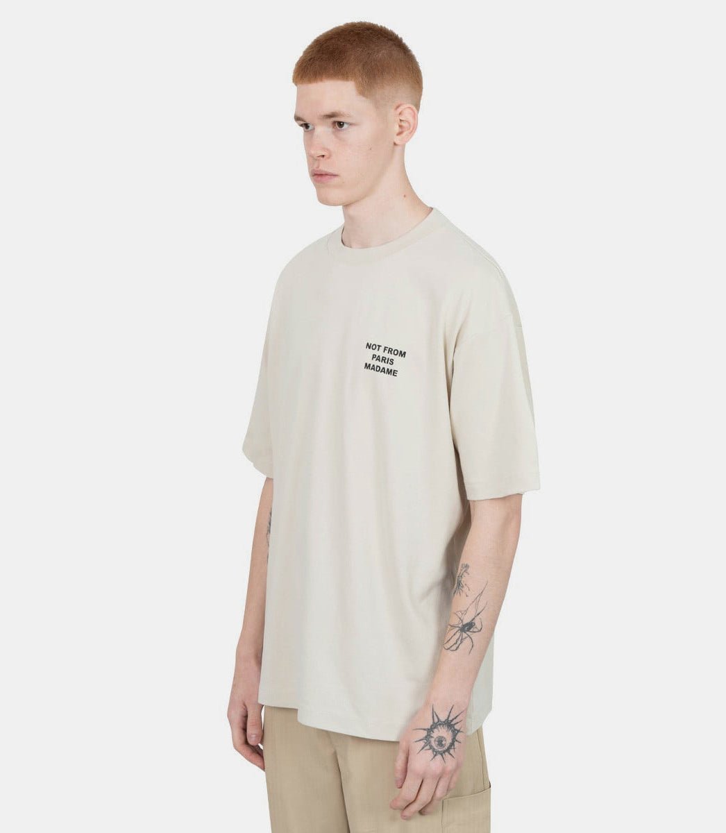 Le t-shirt slogan - PERM - TS203 - CO002 - MT - XS - Drôle de Monsieur