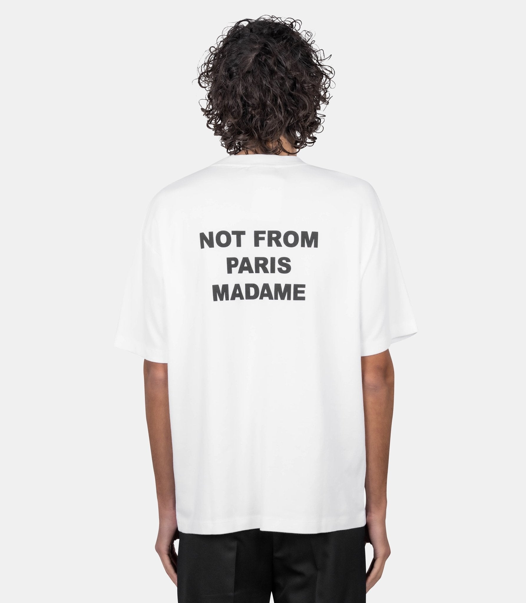 Le t-shirt slogan - PERM-TS203-CO002-OPW-XS - Drôle de monsieur