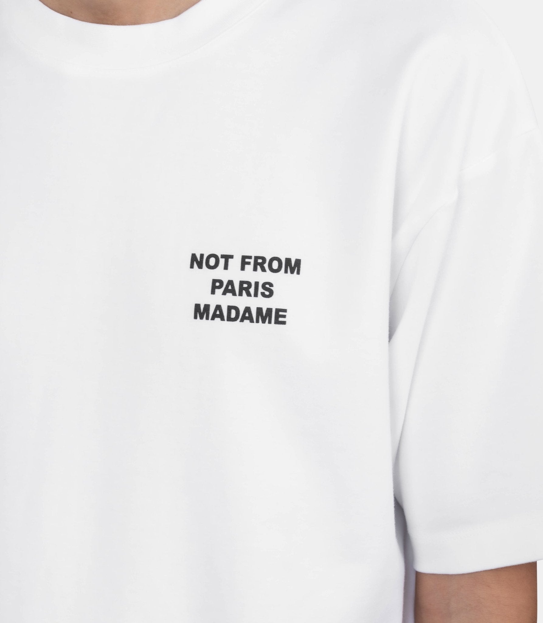 Le t-shirt slogan - PERM-TS203-CO002-OPW-XS - Drôle de monsieur