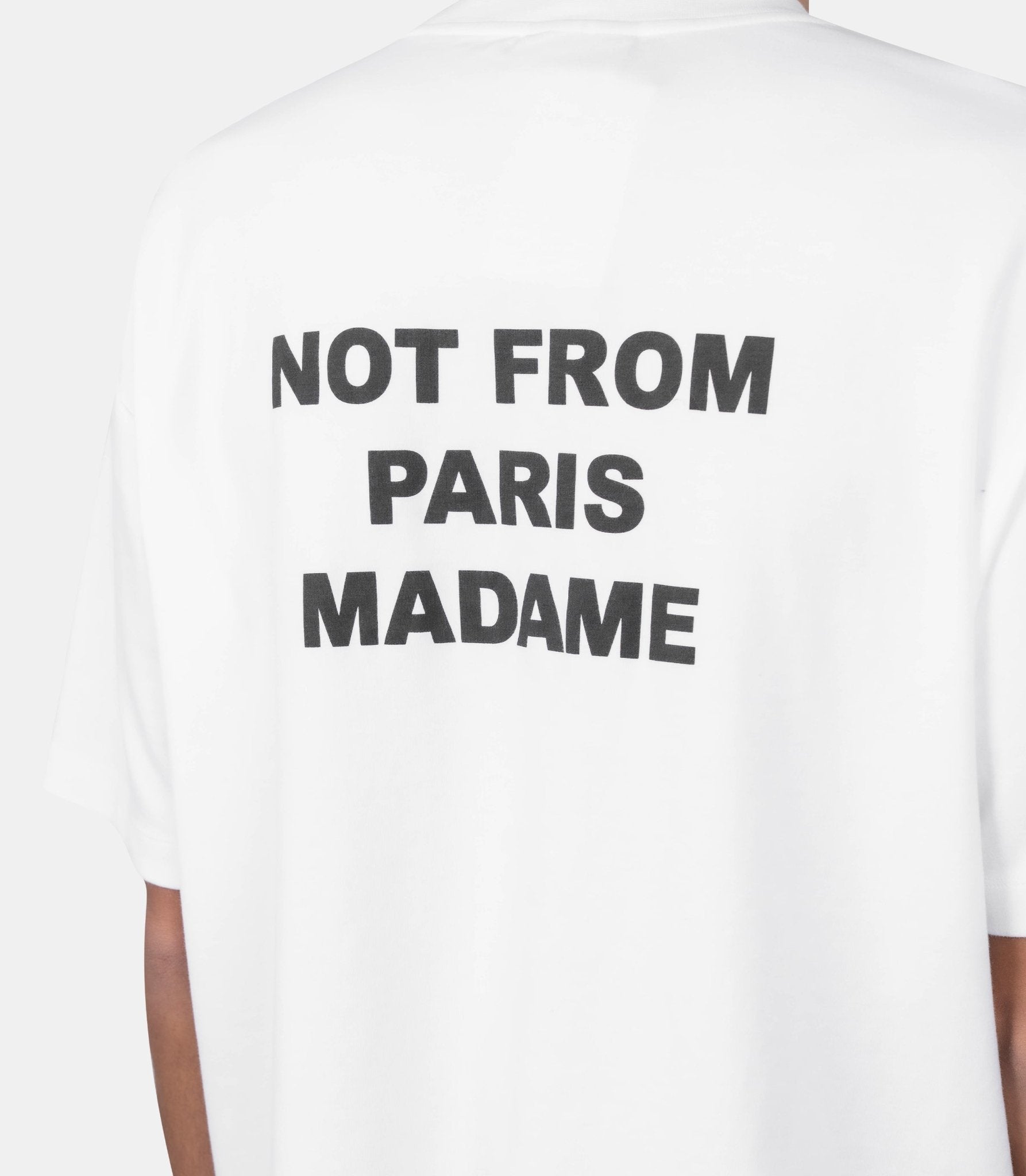 Le t-shirt slogan - PERM-TS203-CO002-OPW-XS - Drôle de monsieur