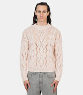 Maille cable sonarM4243CSD - DELICATEPINKFISHERMANWOOL - FW24 - 44Our legacy