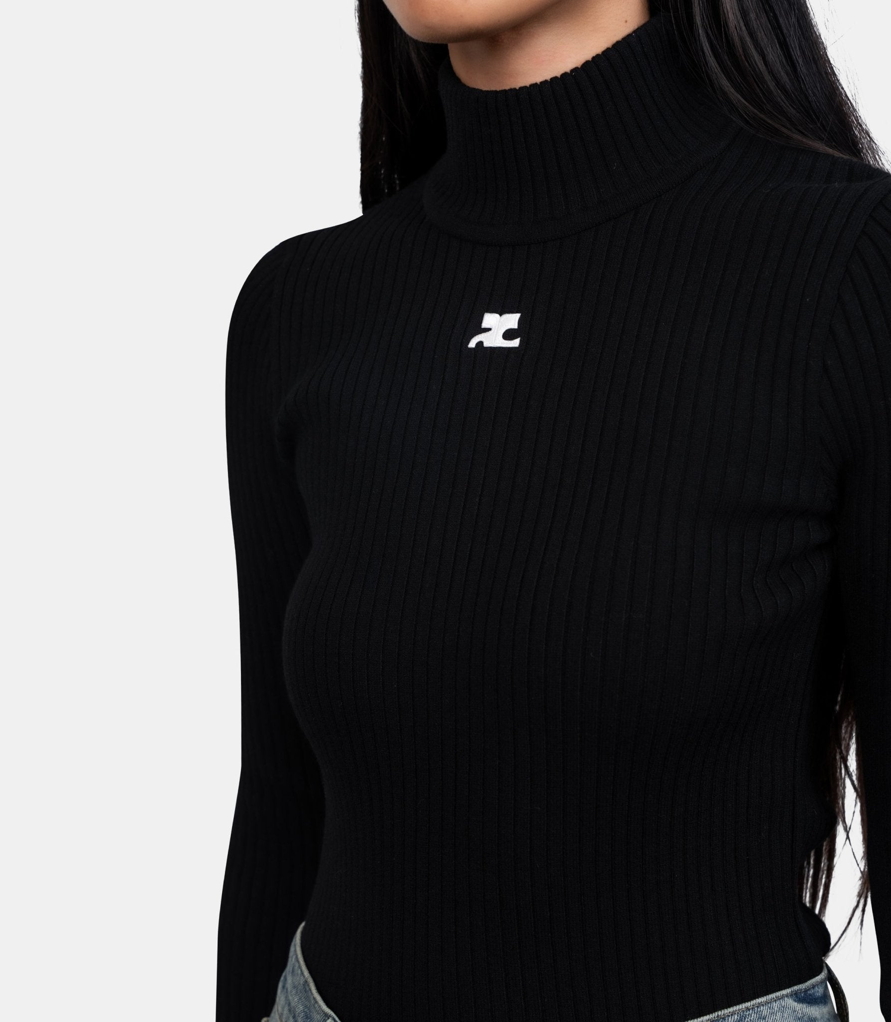 Maille col roulé reedition - PERMPU022FI0001-9999-XS - Courrèges